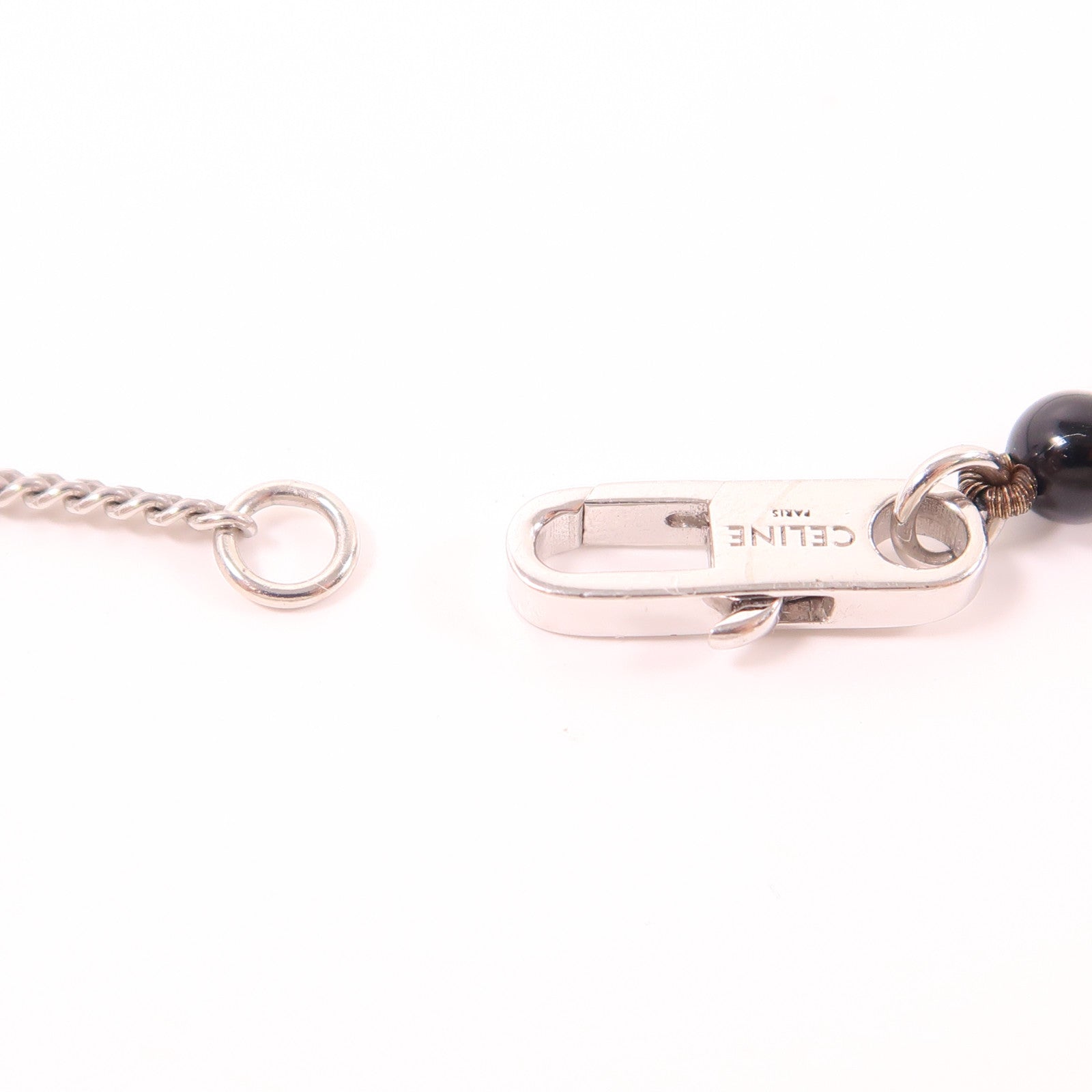 CELINE Onyx/Brass Necklace項鍊
