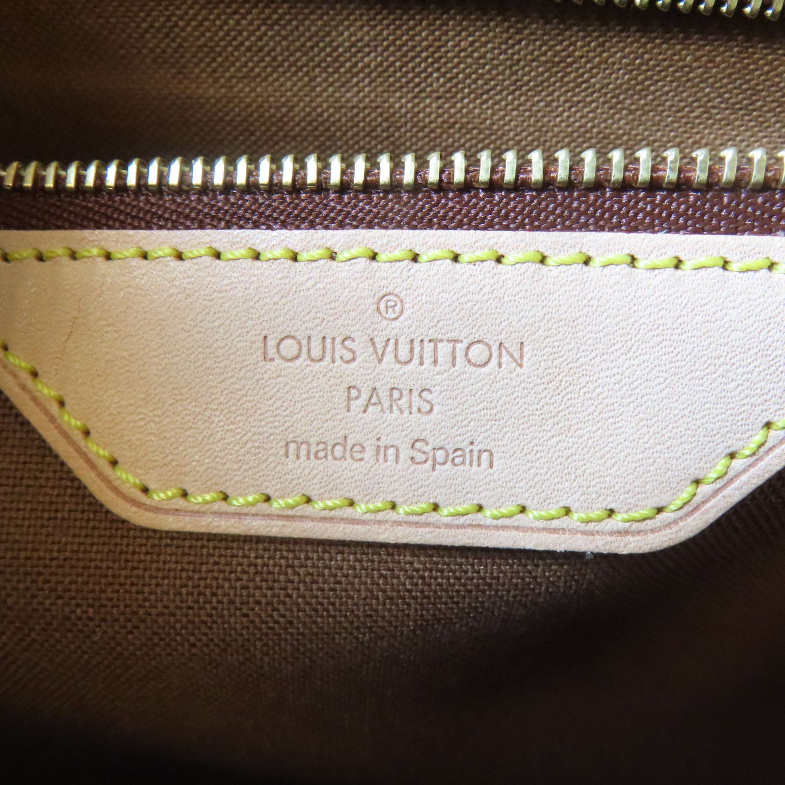 LOUIS VUITTON Monogram Abbesses MM金扣肩背袋啡色