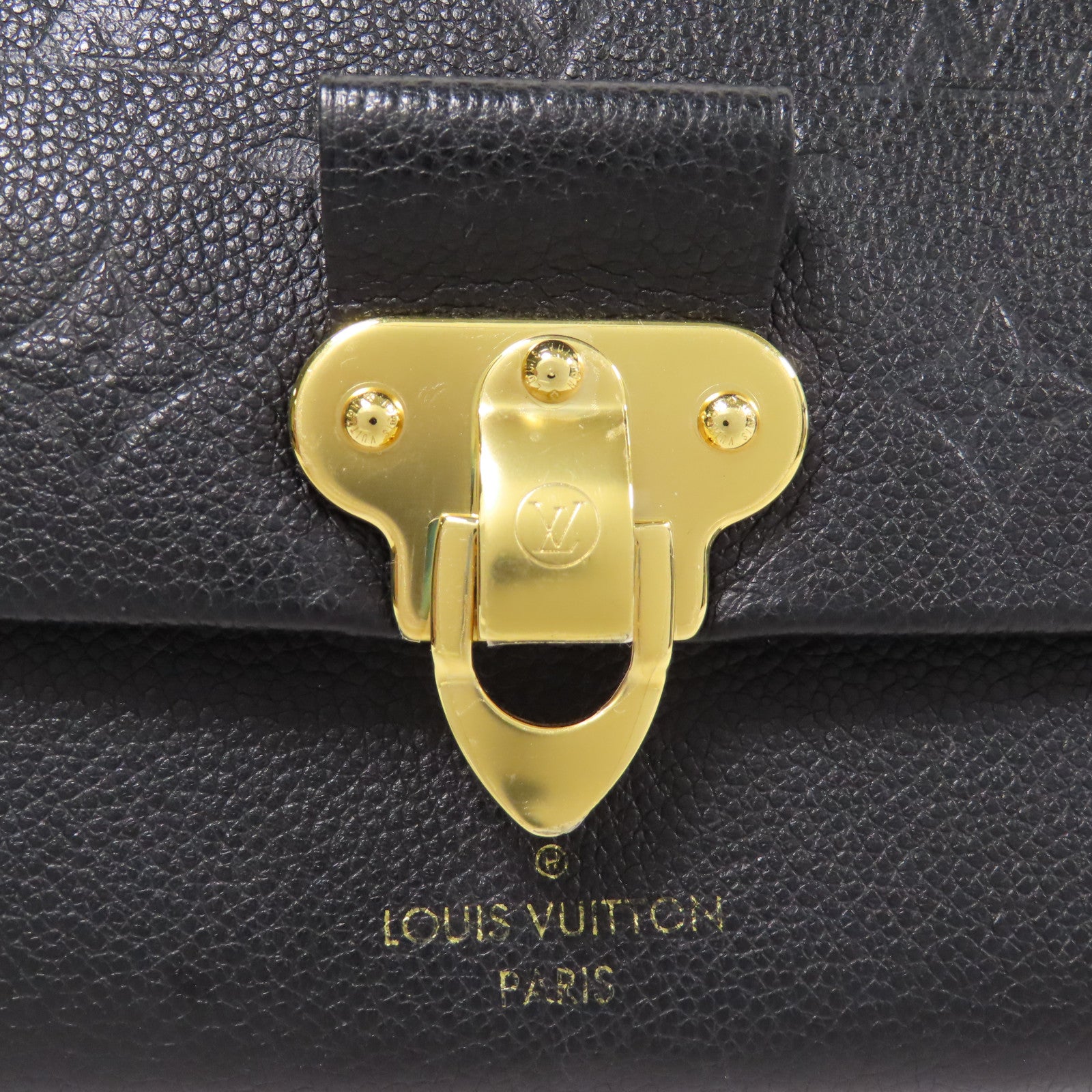 LOUIS VUITTON Monogram Empreinte Vavin BB金扣肩背袋
