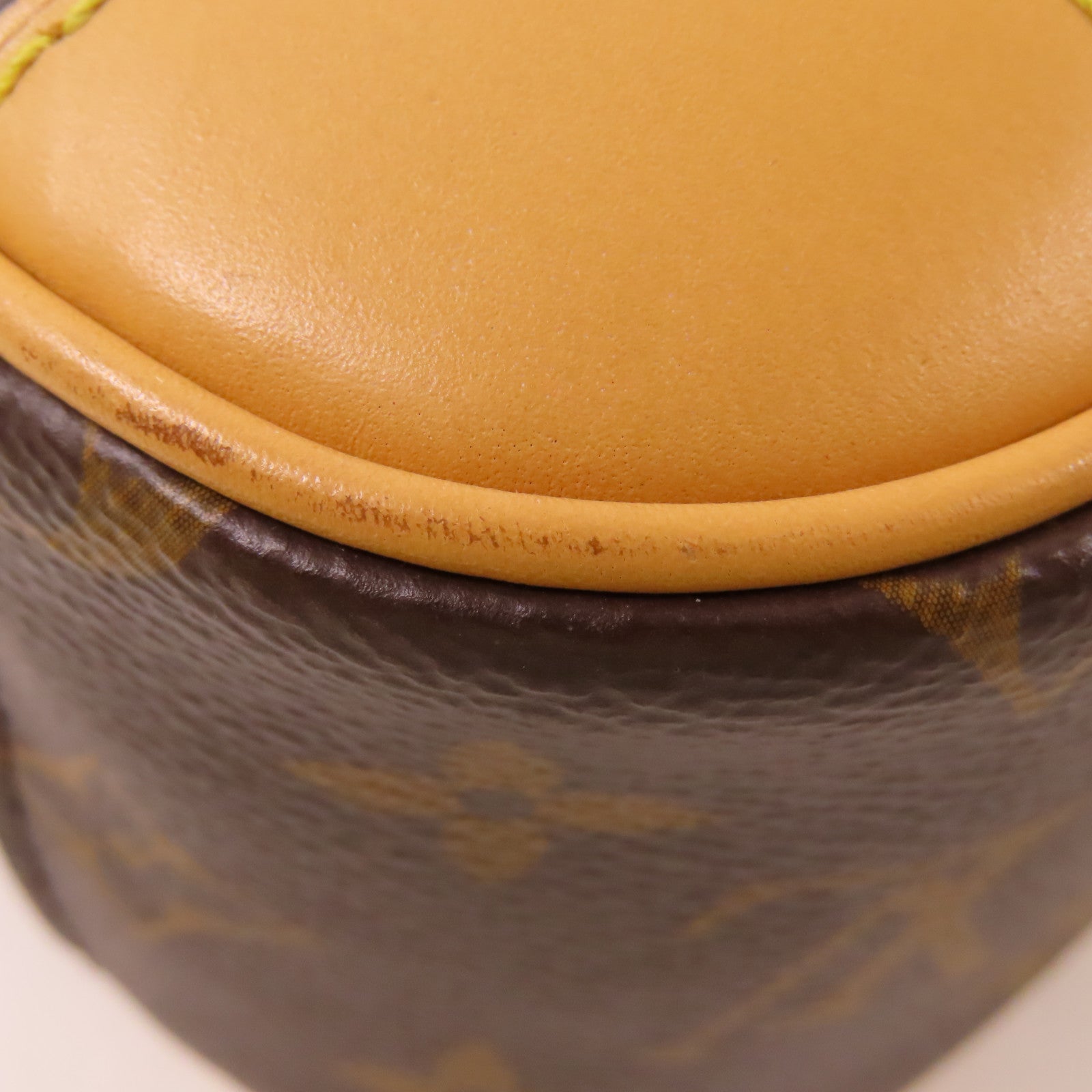 LOUIS VUITTON Monogram Deauville Mini金扣肩背袋棕色