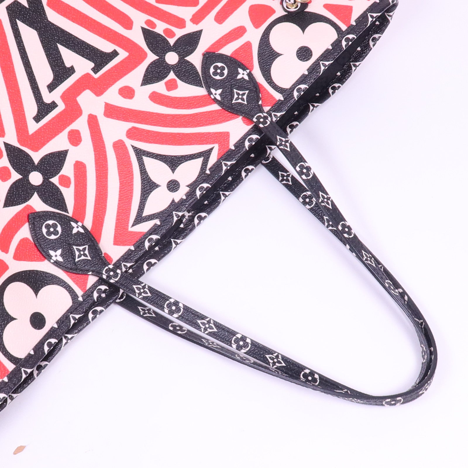 LOUIS VUITTON Monogram Giant Crafty Neverfull MM金扣手挽袋