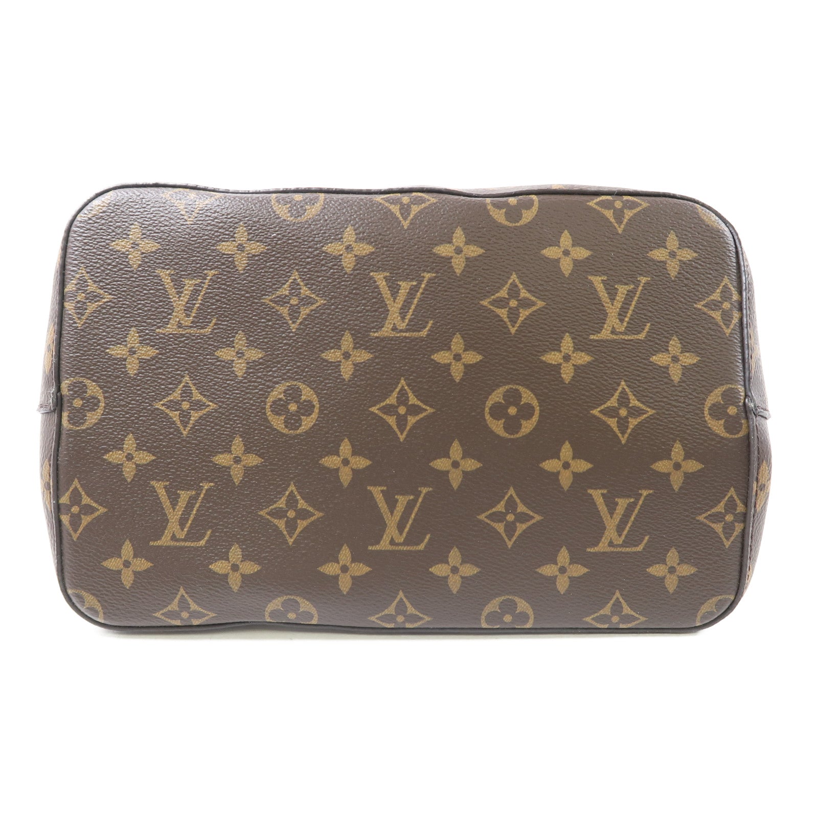 LOUIS VUITTON Monogram Neo Noe MM金扣肩背袋棕色