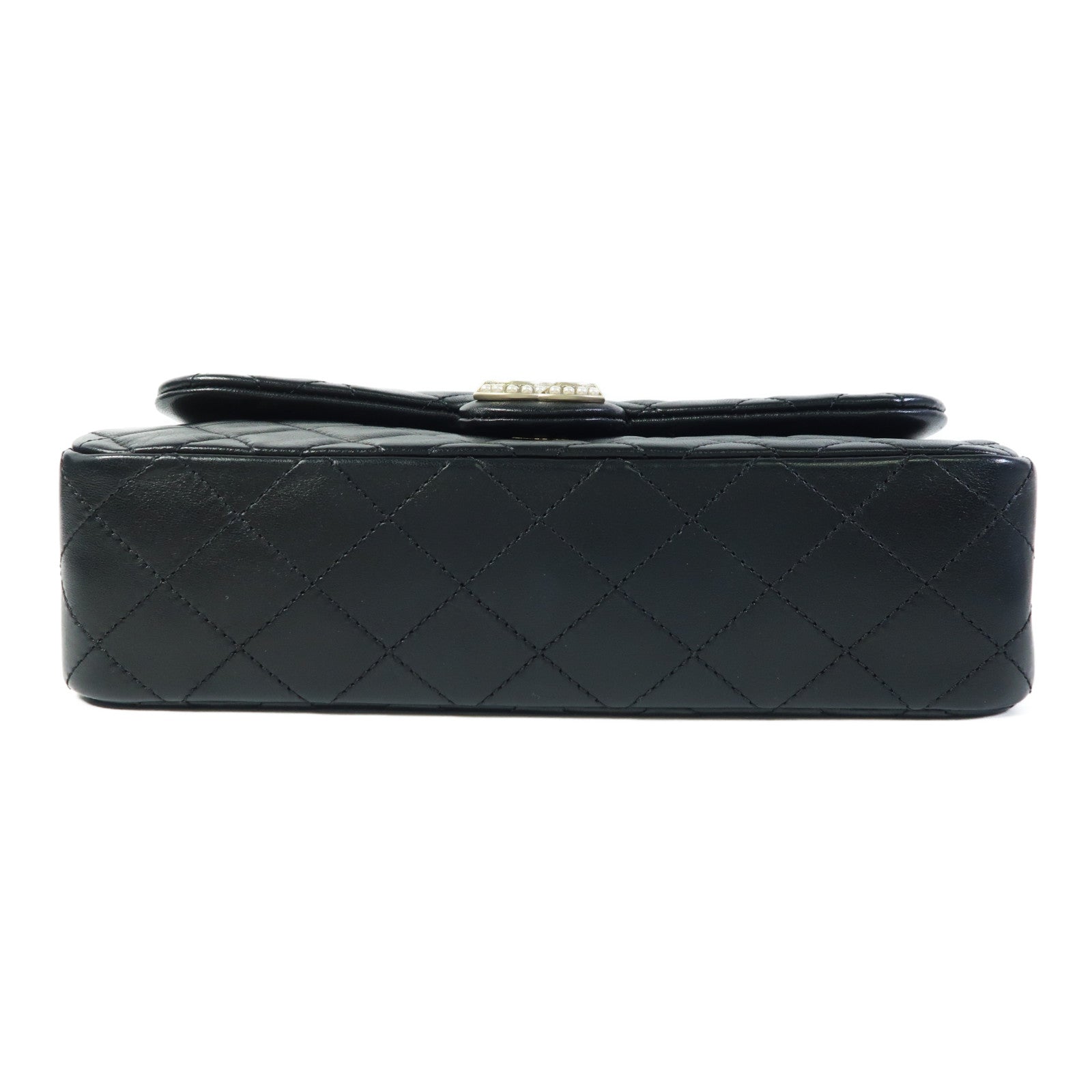 CHANEL 羊皮皮革Chain Shoulder Bag金扣鏈帶肩背袋