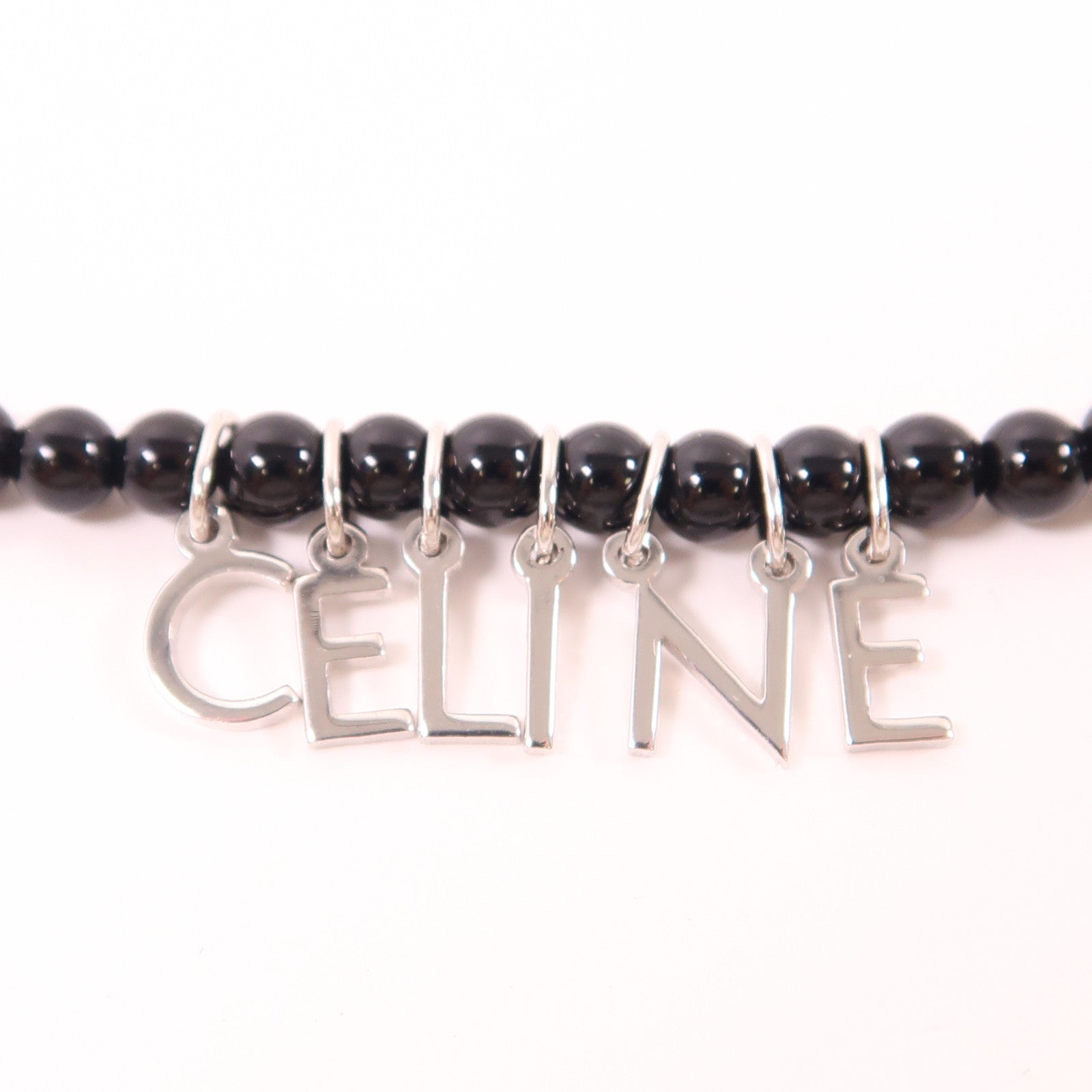 CELINE Onyx/Brass Necklace項鍊