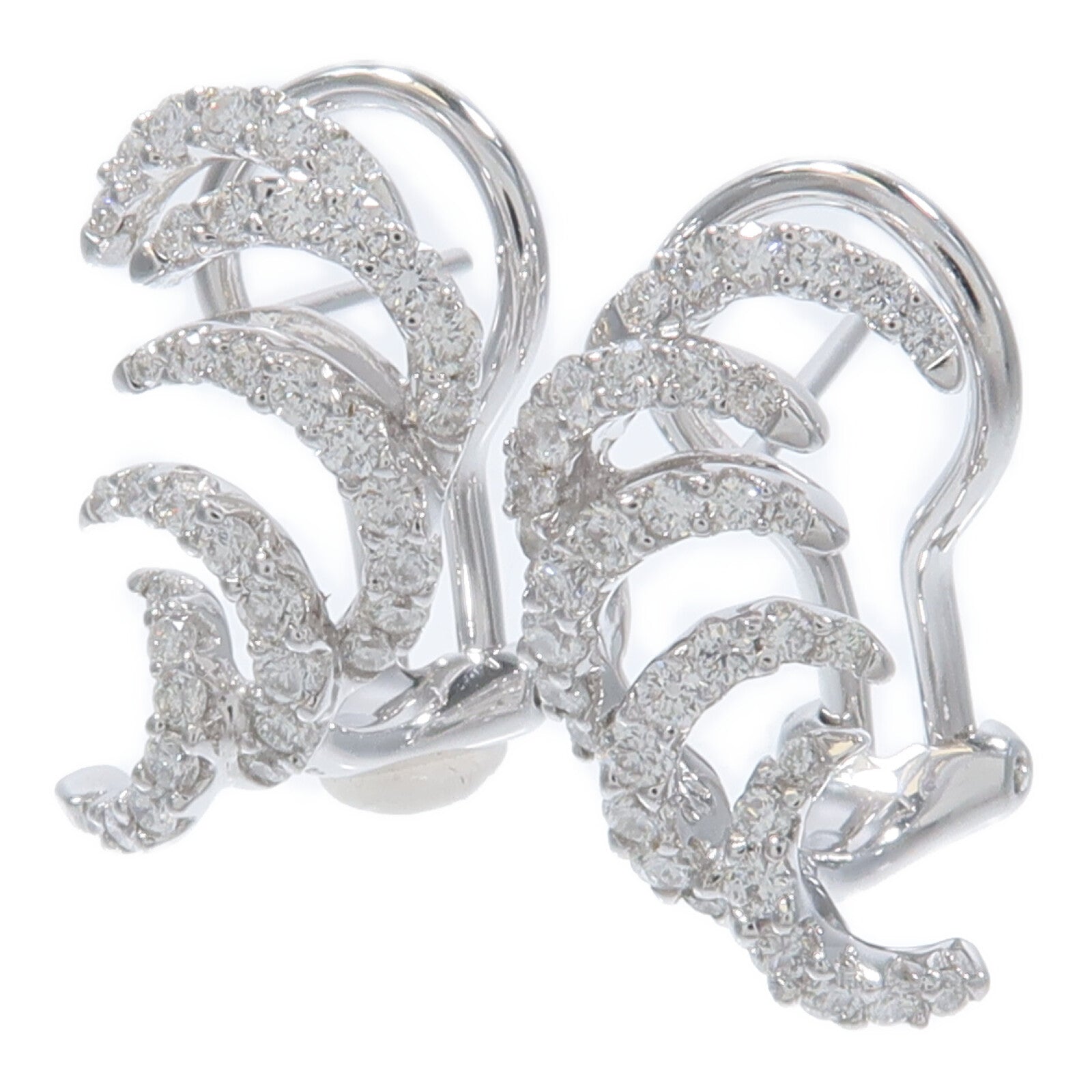 JEWELRY 18K白金Diamond Earrings鑽石耳環