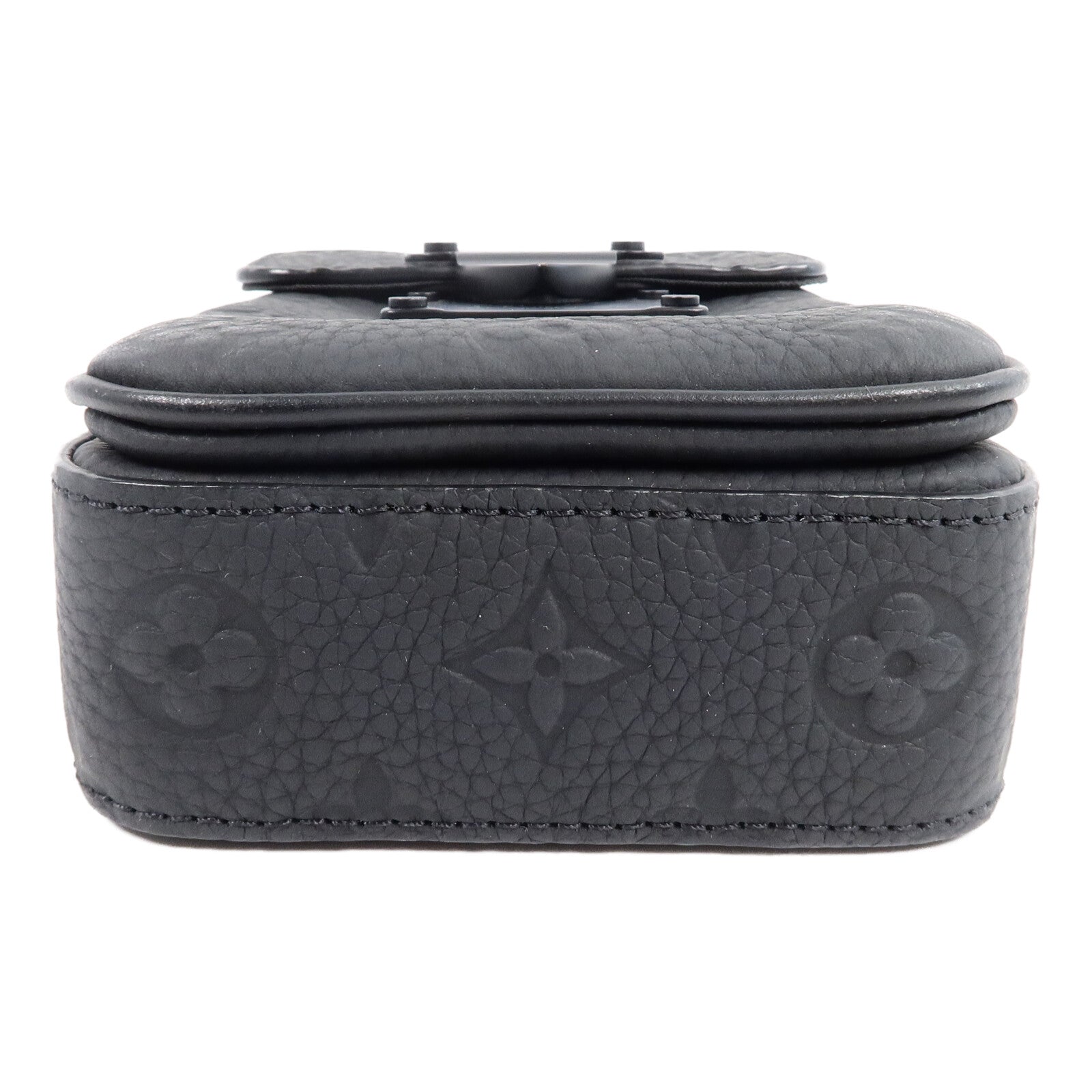 LOUIS VUITTON Monogram Taurillon S-Lock Vertical Wearable肩背袋