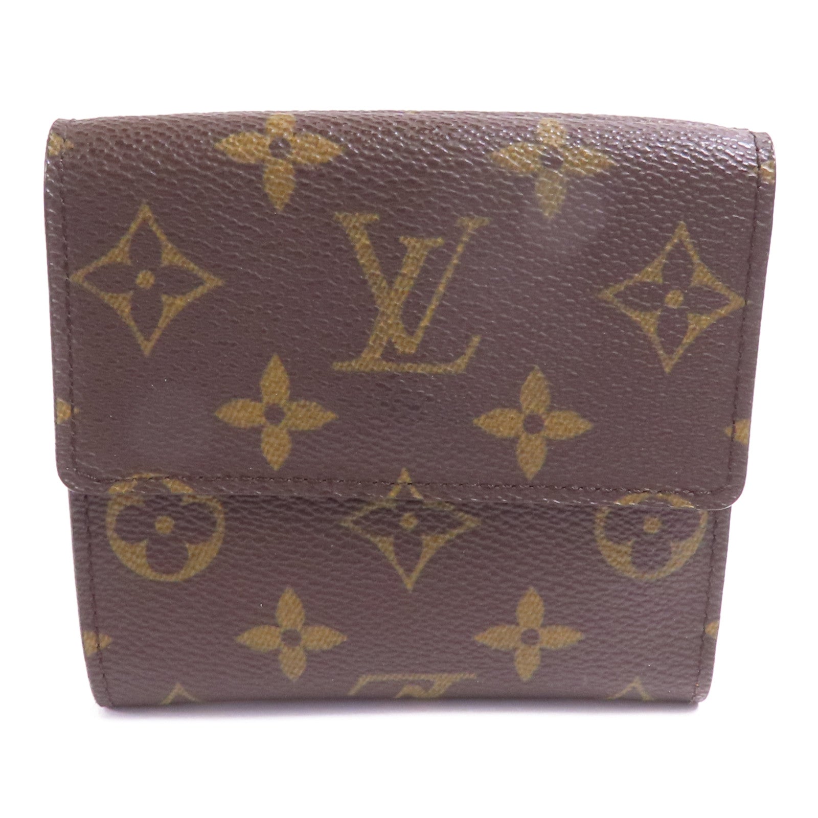 LOUIS VUITTON Monogram Portefeuille Elise Wallet金扣錢包