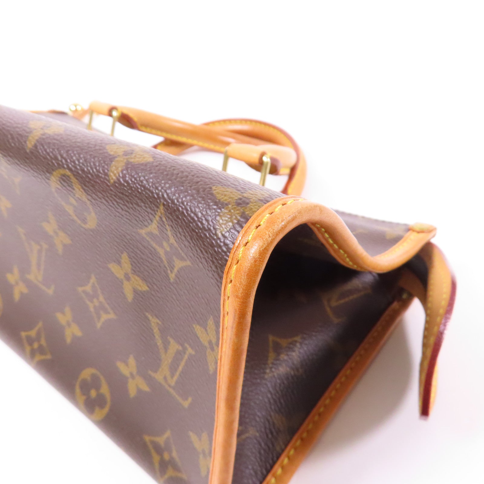 LOUIS VUITTON Monogram Popincourt金扣手挽袋