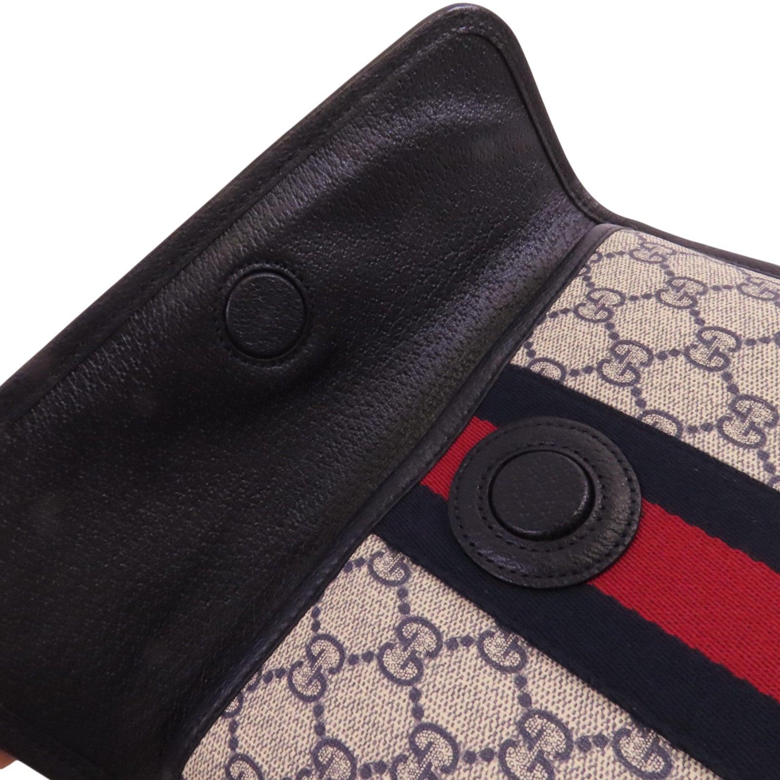 GUCCI 塗層帆布Ophidia GG Supreme銀扣腰包