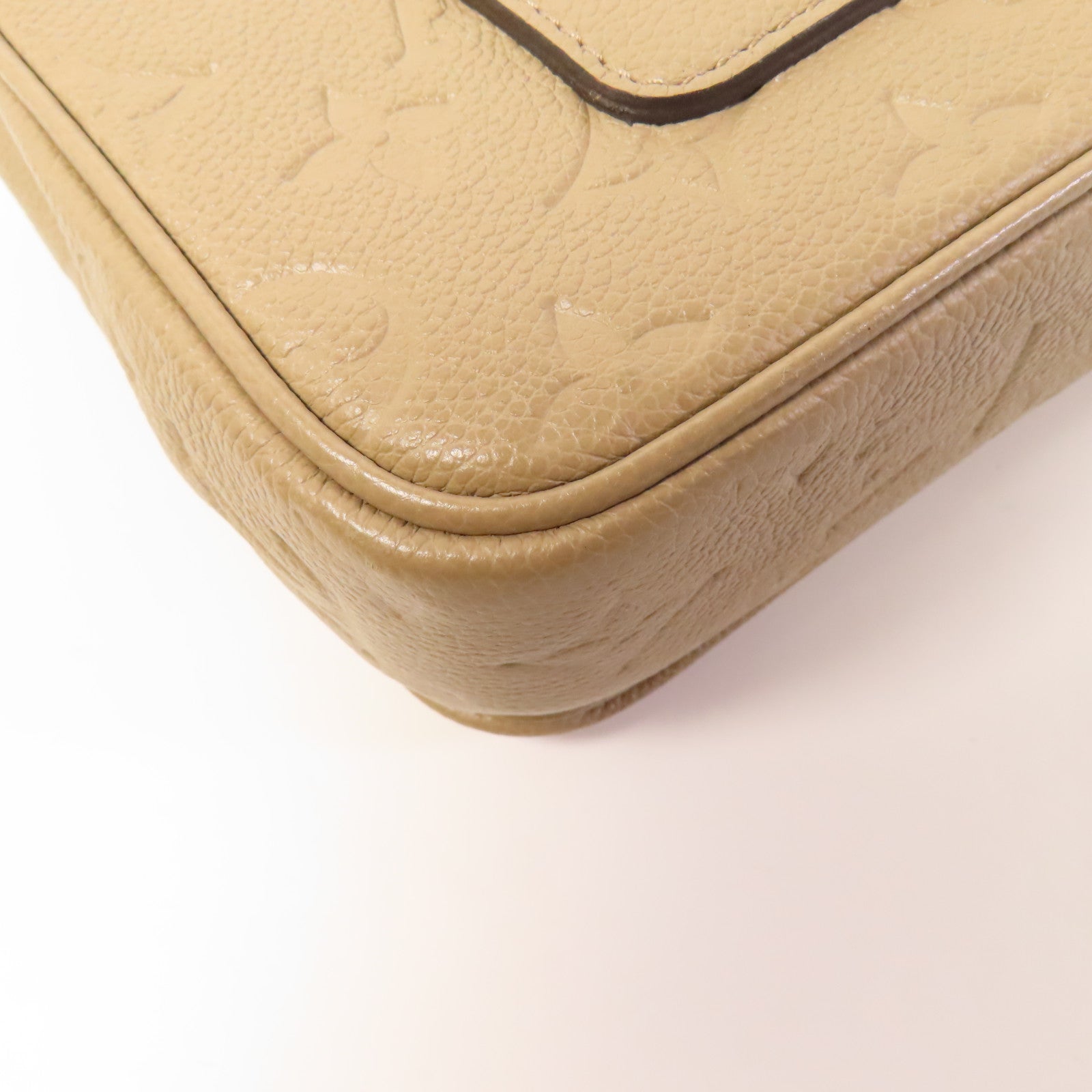 LOUIS VUITTON Momogram Empreinte Marceau肩背袋灰色