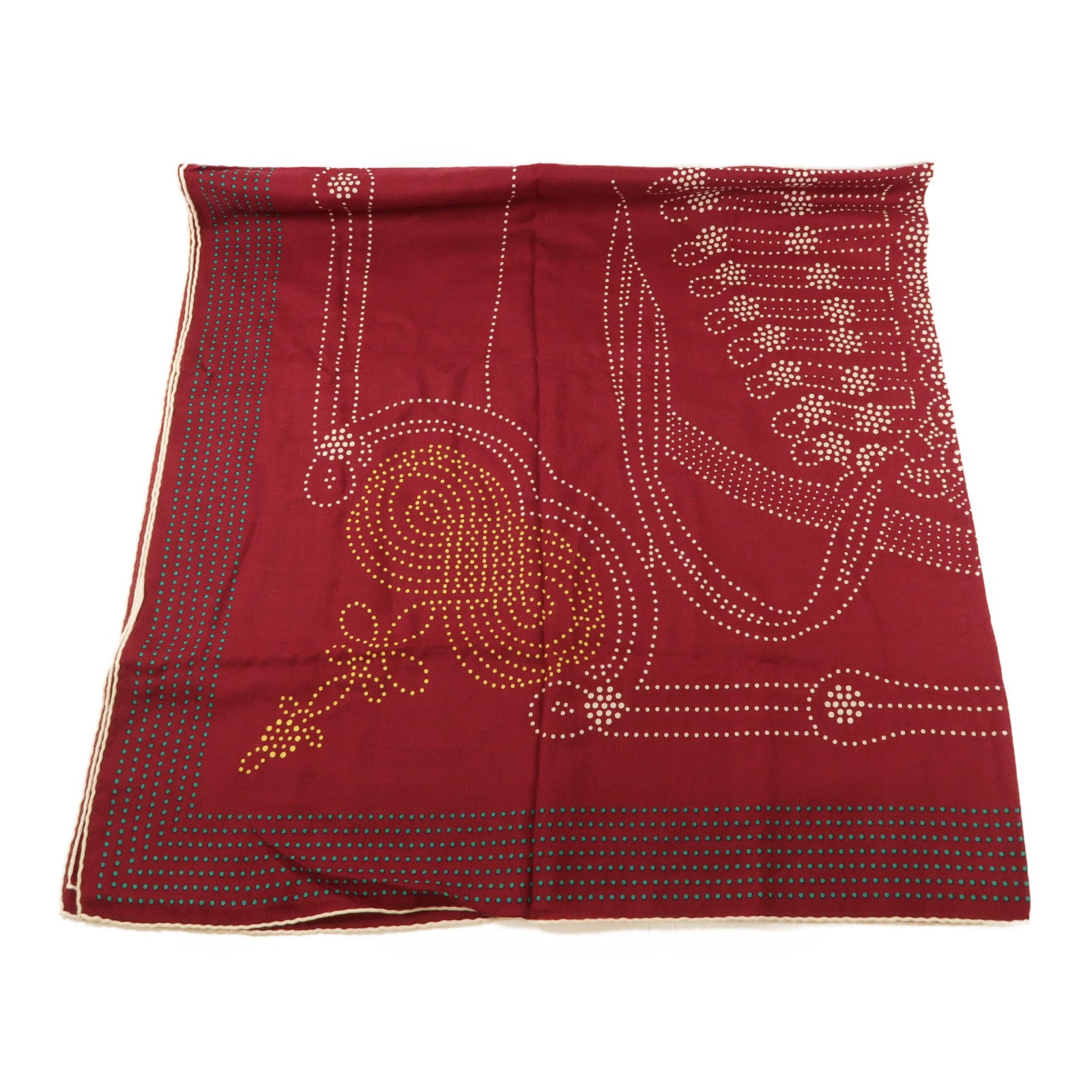 HERMES 羊毛/絲質Scarf圍巾