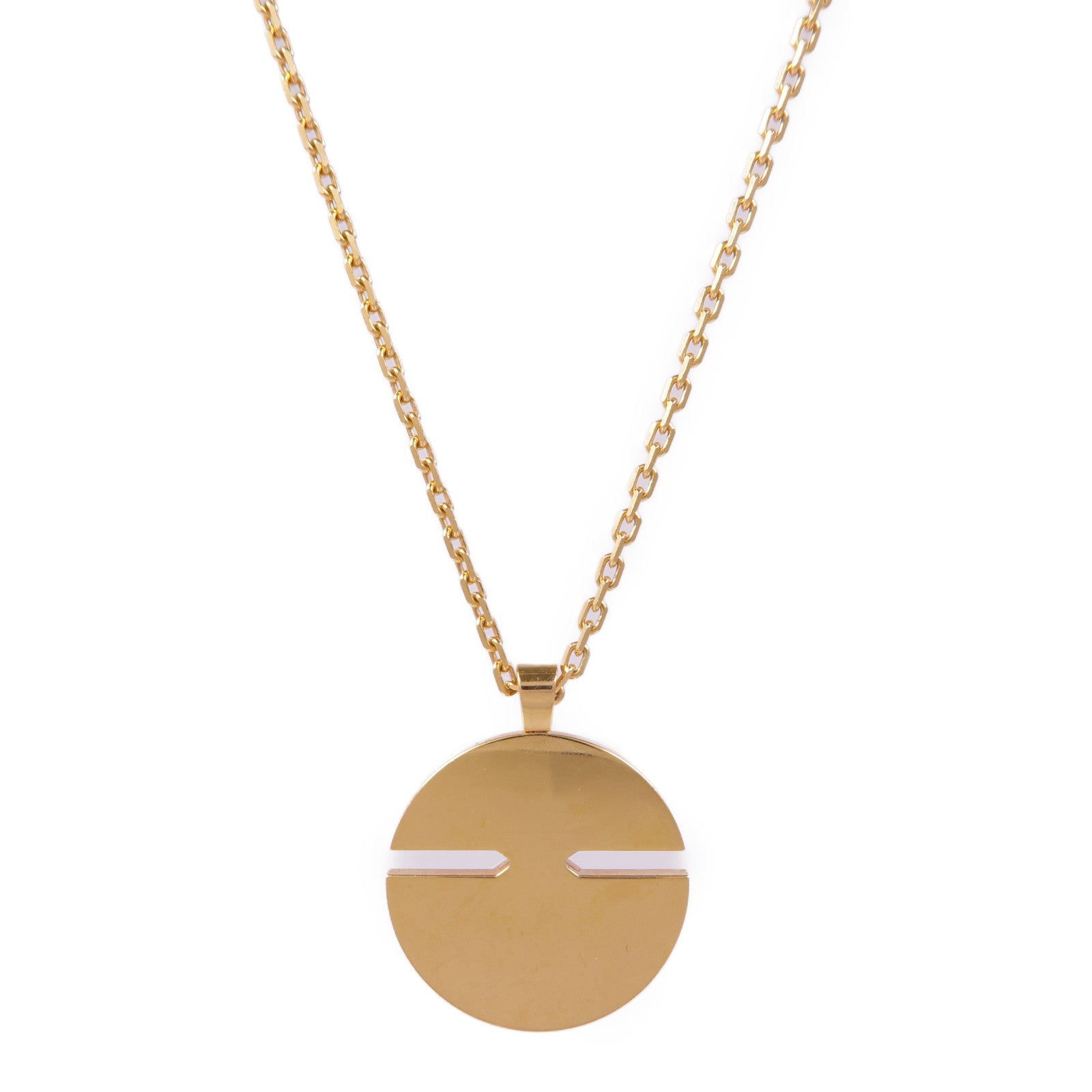 Chaumet 18K玫瑰金Jeux De Liens Harmony鑽石項鍊