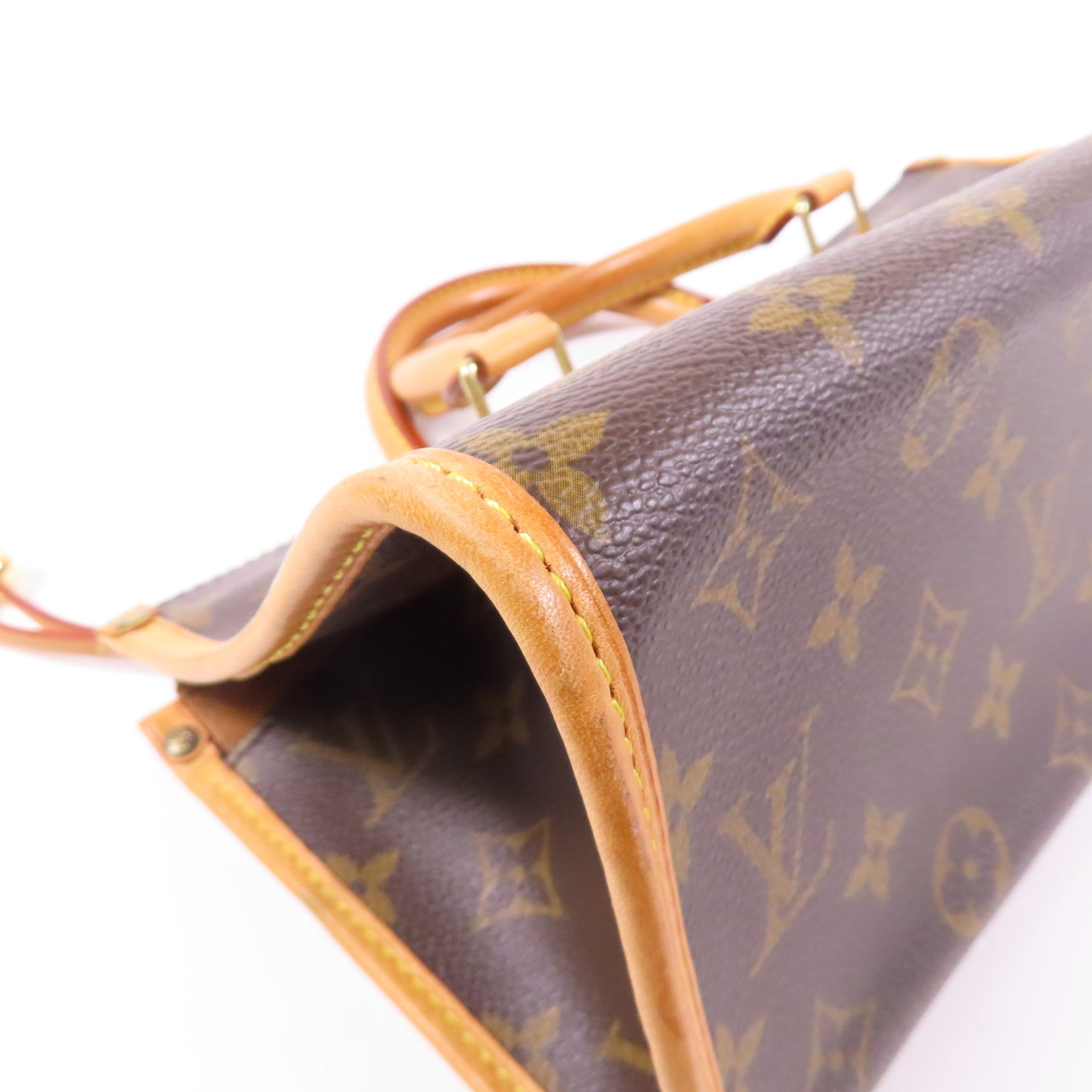 LOUIS VUITTON Monogram Popincourt金扣手挽袋