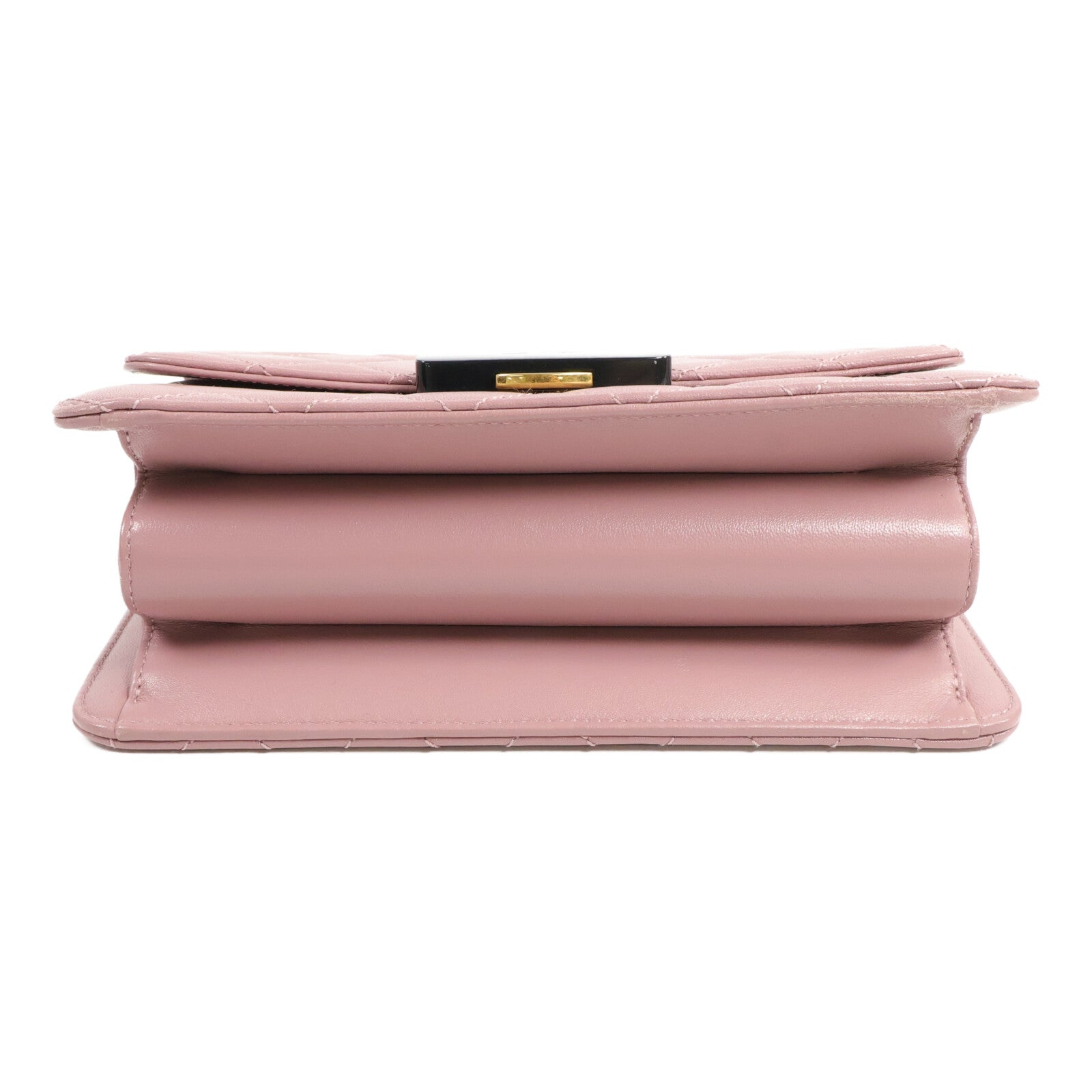 CHANEL 牛皮皮革Beauty Lock Flap Bag鏈帶肩背袋