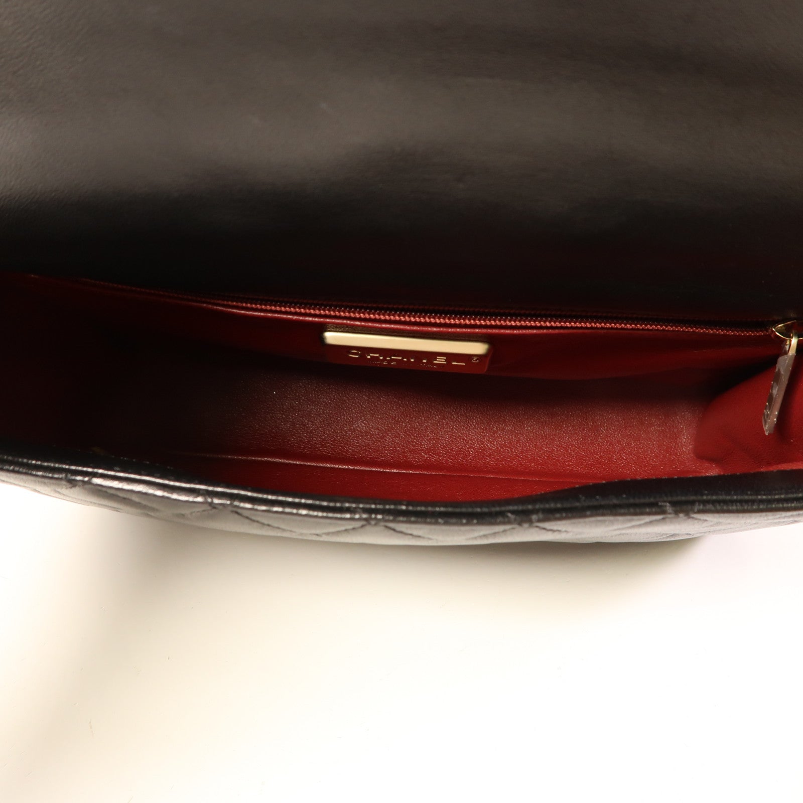 CHANEL 羊皮皮革Chain Shoulder Bag金扣鏈帶肩背袋