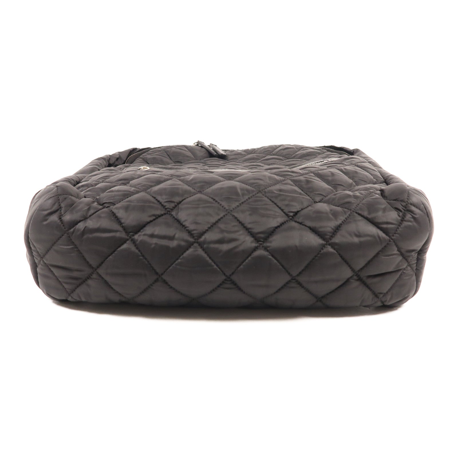 CHANEL CC SHW Coco Cocoon Rucksack Backpack Nylon Black