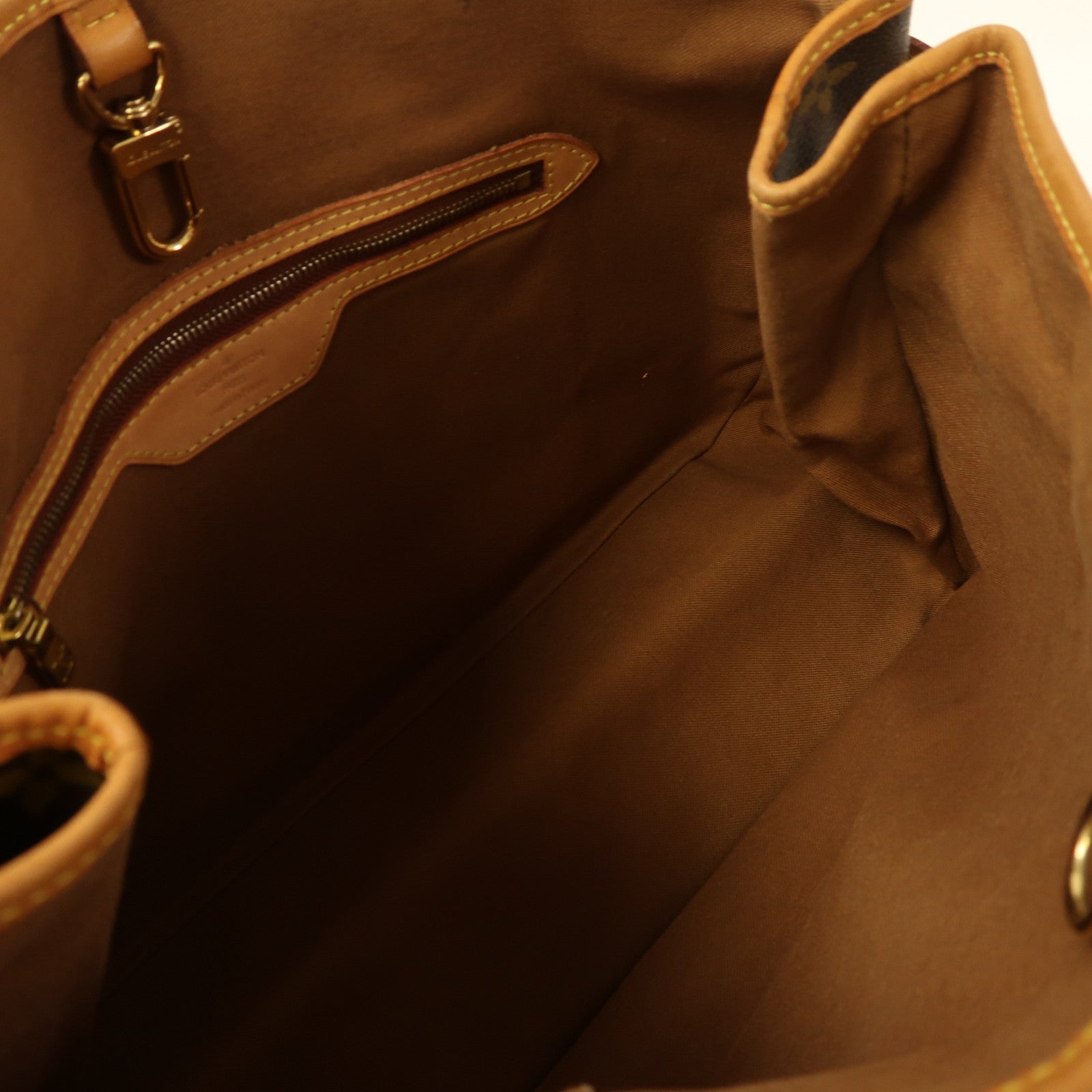 LOUIS VUITTON Monogram Batignolles Horizontal金扣肩背袋棕色