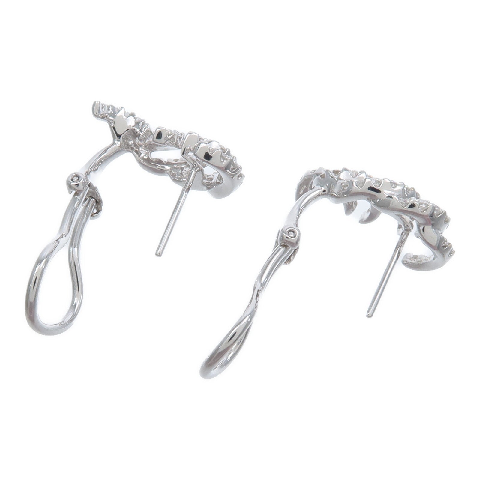 JEWELRY 18K白金Diamond Earrings鑽石耳環