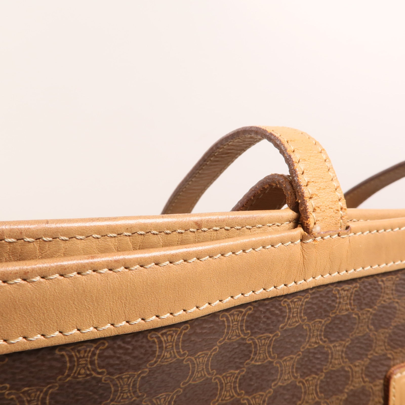 CELINE 塗層帆布Tote Bag金扣手挽袋