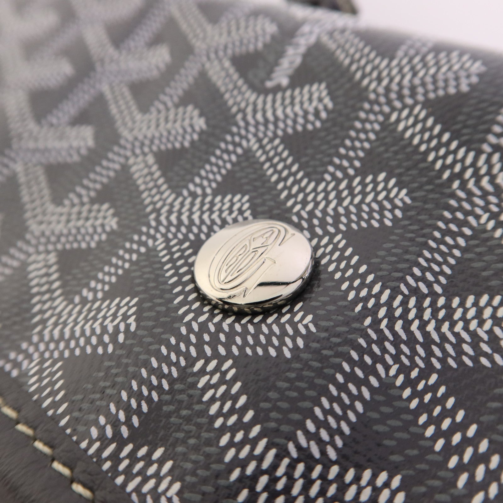 GOYARD 塗層帆布Saint Leger銀扣背包