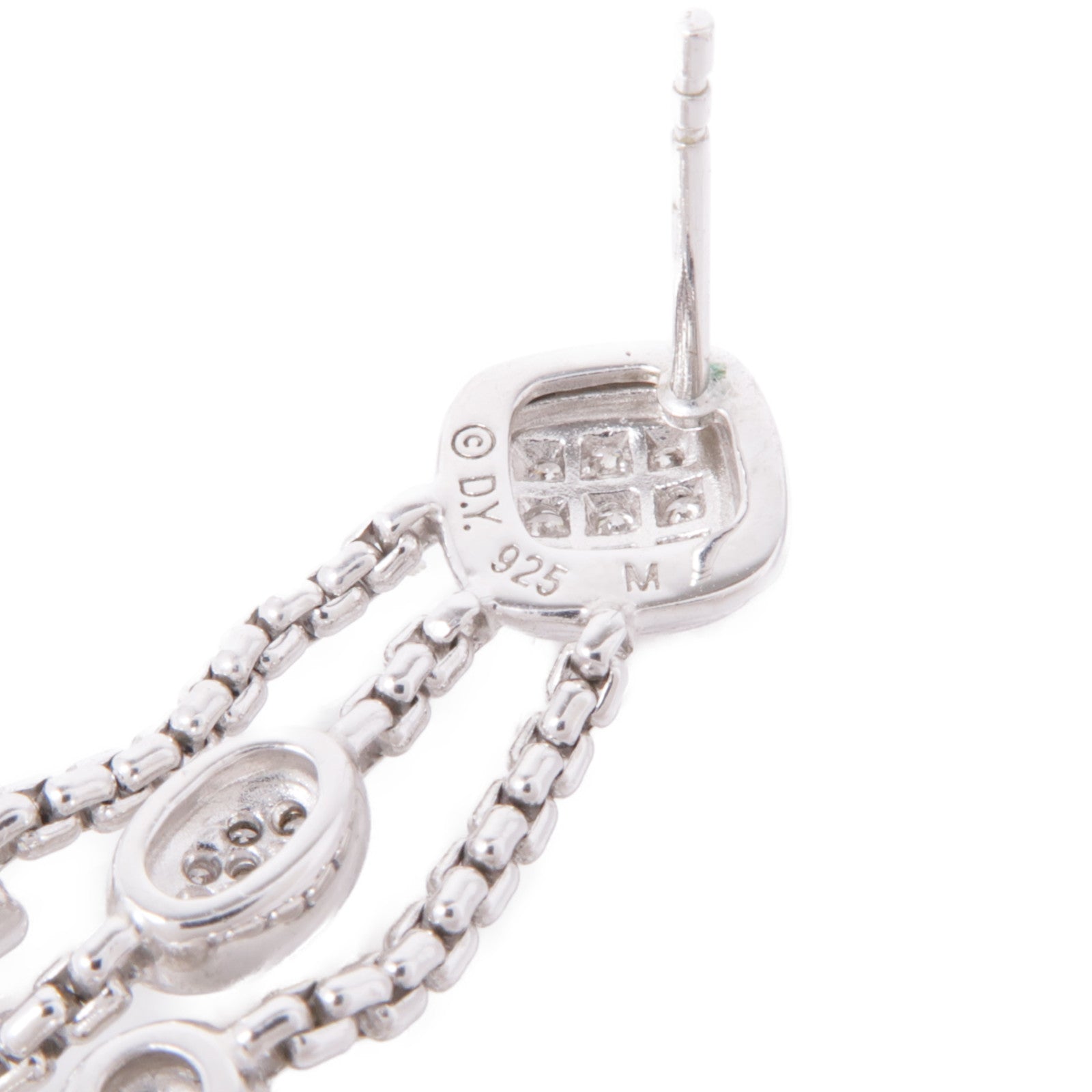 JEWELRY (PRICE DOWN) Diamond Earrings 925 Sterling Silver