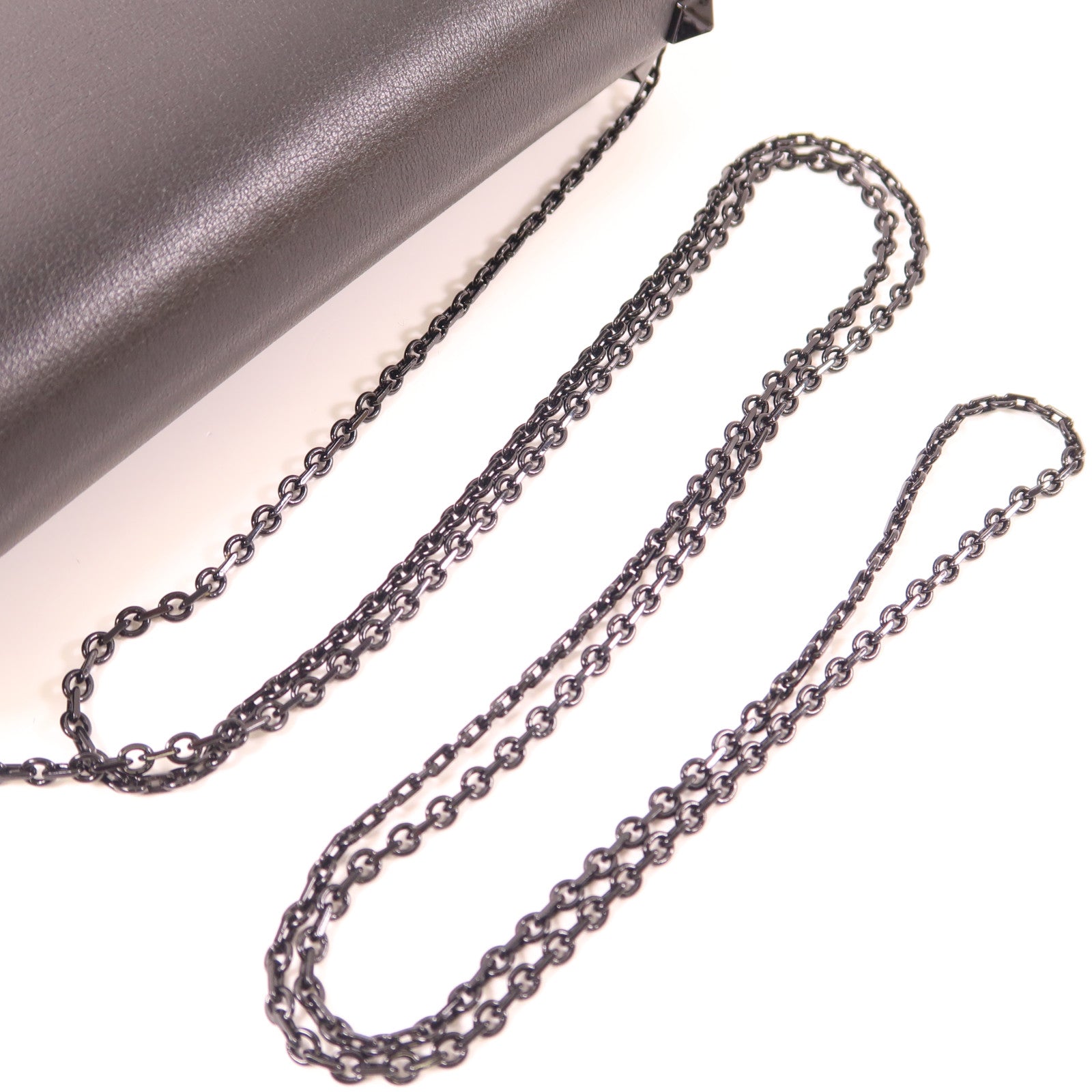 Valentino 牛皮皮革Shoulder Bag鏈帶肩背袋