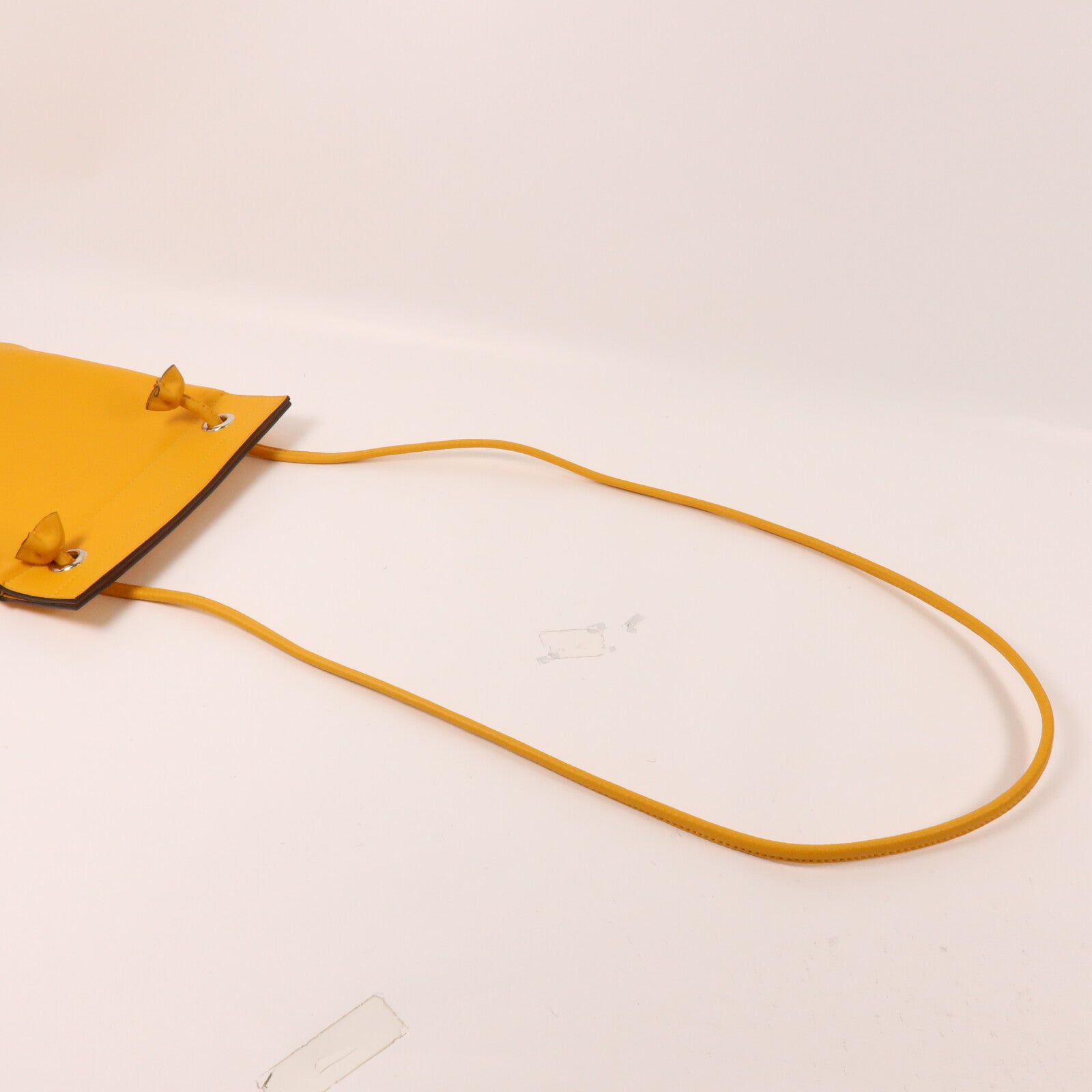 HERMES Swift皮革Aline Mini肩背袋Jaune d'Or