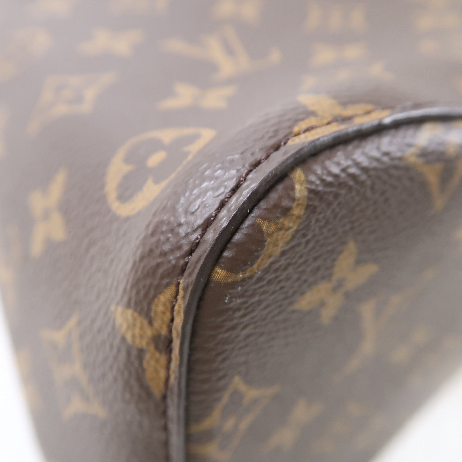 LOUIS VUITTON Monogram Neo Noe MM金扣肩背袋棕色
