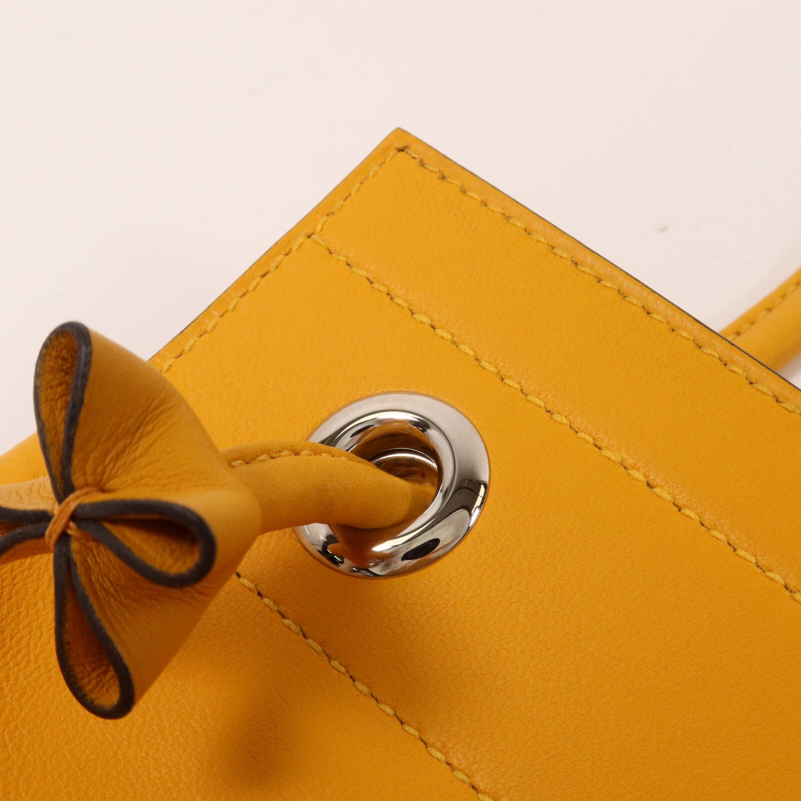 HERMES Swift皮革Aline Mini肩背袋Jaune d'Or