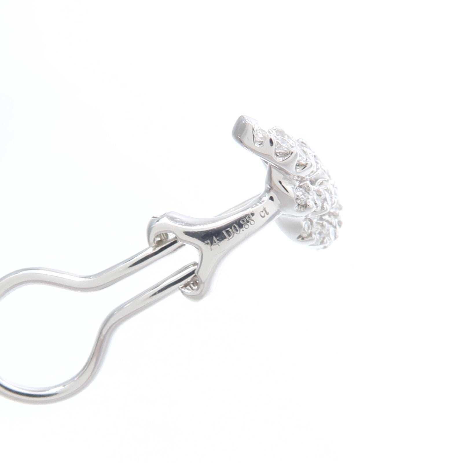 JEWELRY 18K白金Diamond Earrings鑽石耳環
