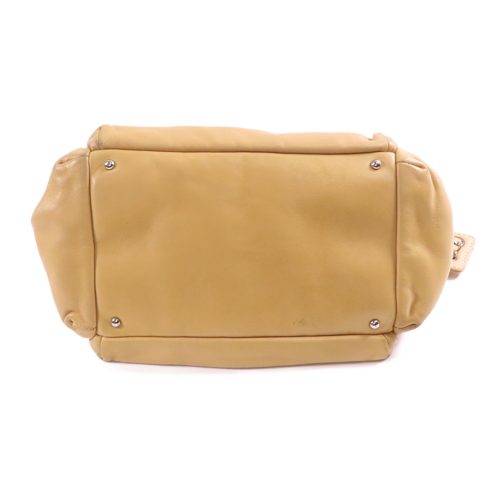 CHANEL 羊皮皮革Vintage Shoulder Bag銀扣肩背袋