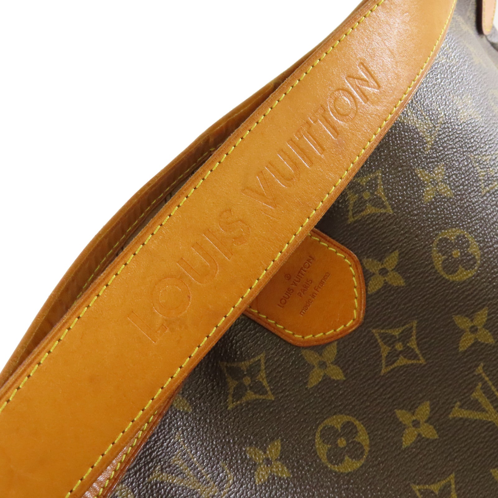 LOUIS VUITTON Monogram Delightful GM Tote Shoulder Bag金扣肩背袋啡色