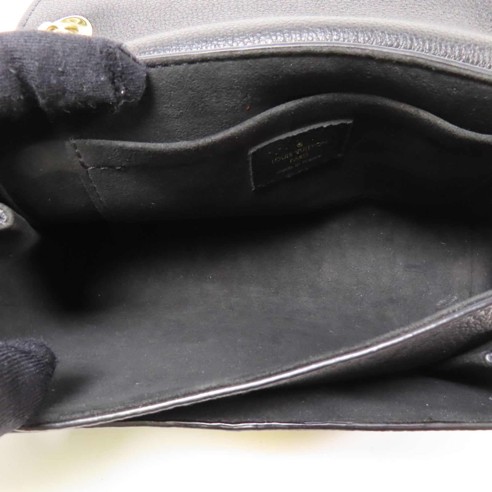 LOUIS VUITTON Monogram Empreinte Vavin BB金扣肩背袋