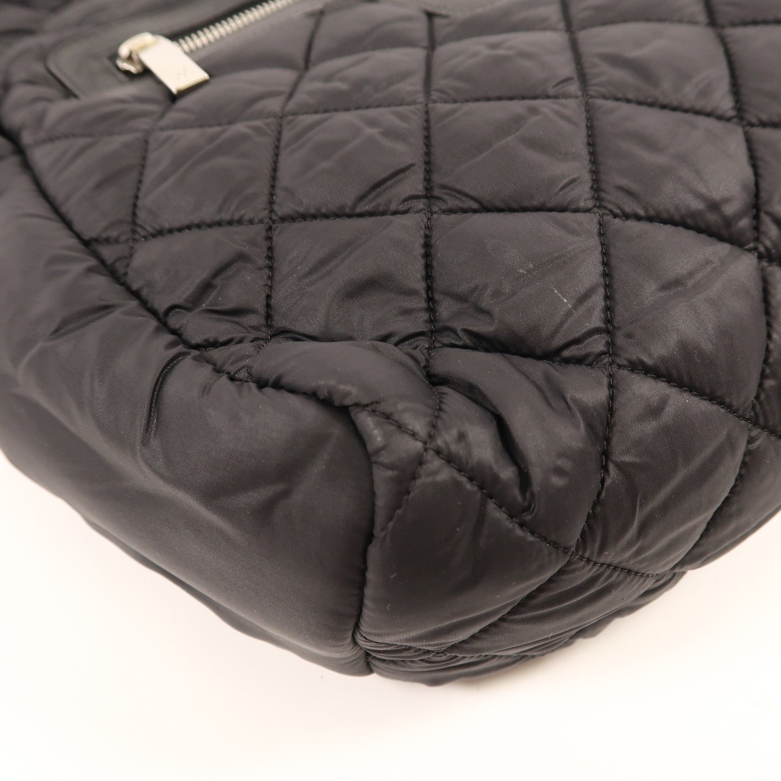 CHANEL CC SHW Coco Cocoon Rucksack Backpack Nylon Black
