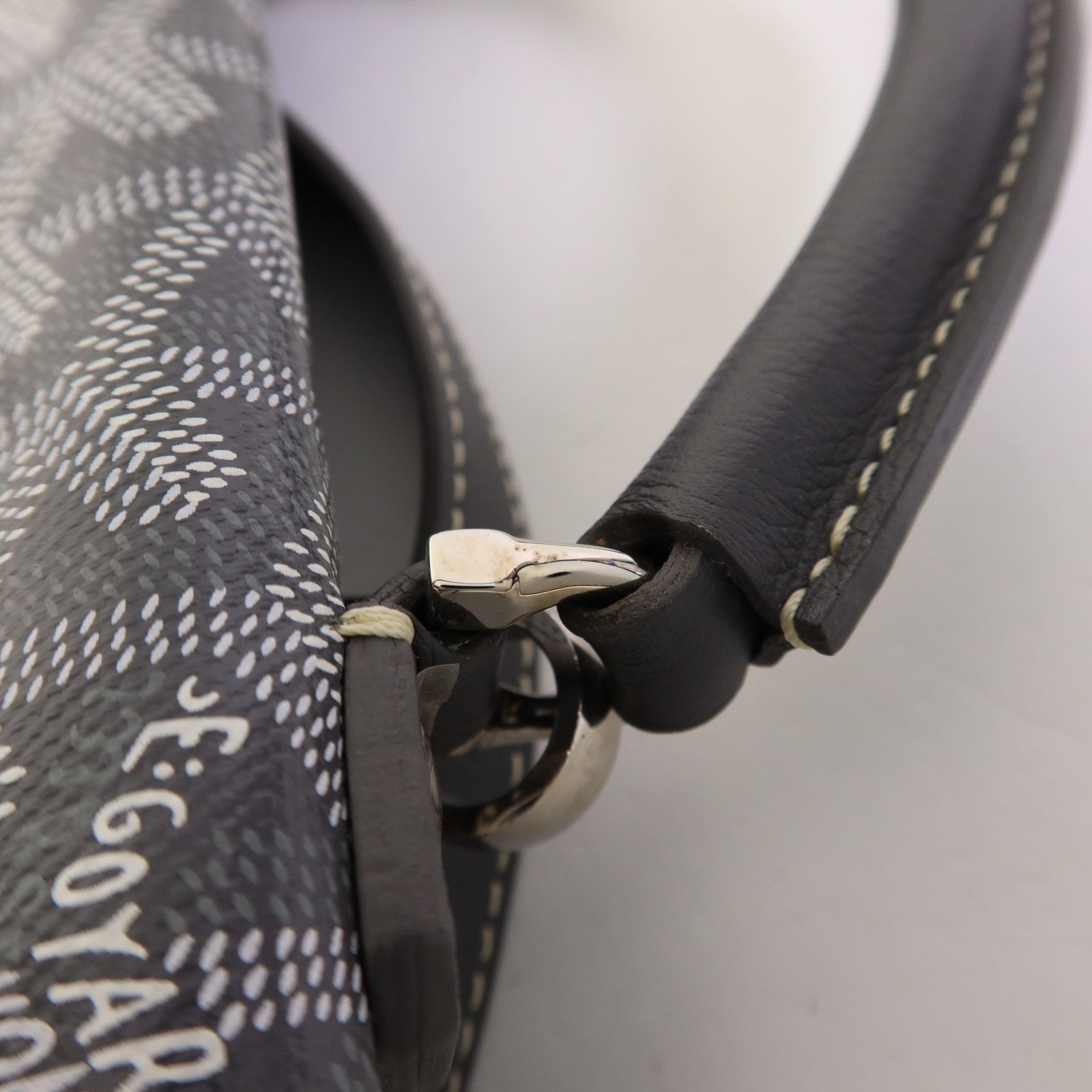 GOYARD 塗層帆布Saint Leger銀扣背包