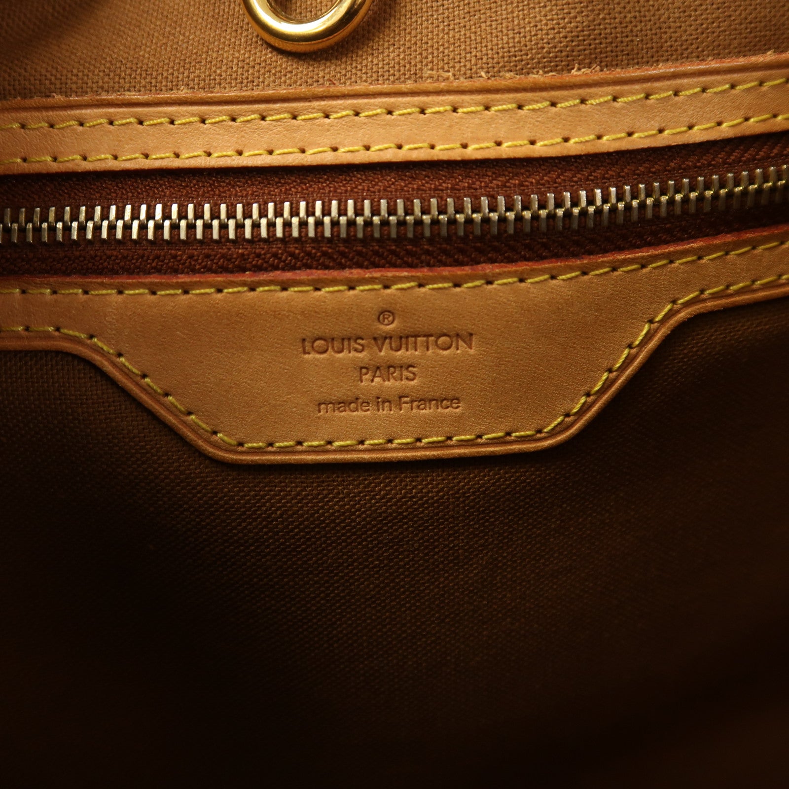 LOUIS VUITTON Monogram Batignolles Horizontal金扣肩背袋棕色