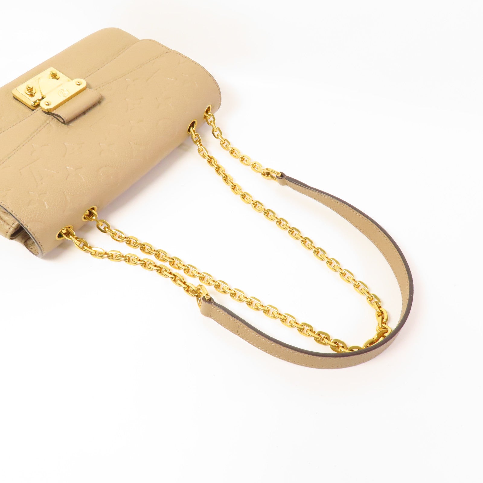 LOUIS VUITTON Momogram Empreinte Marceau肩背袋灰色