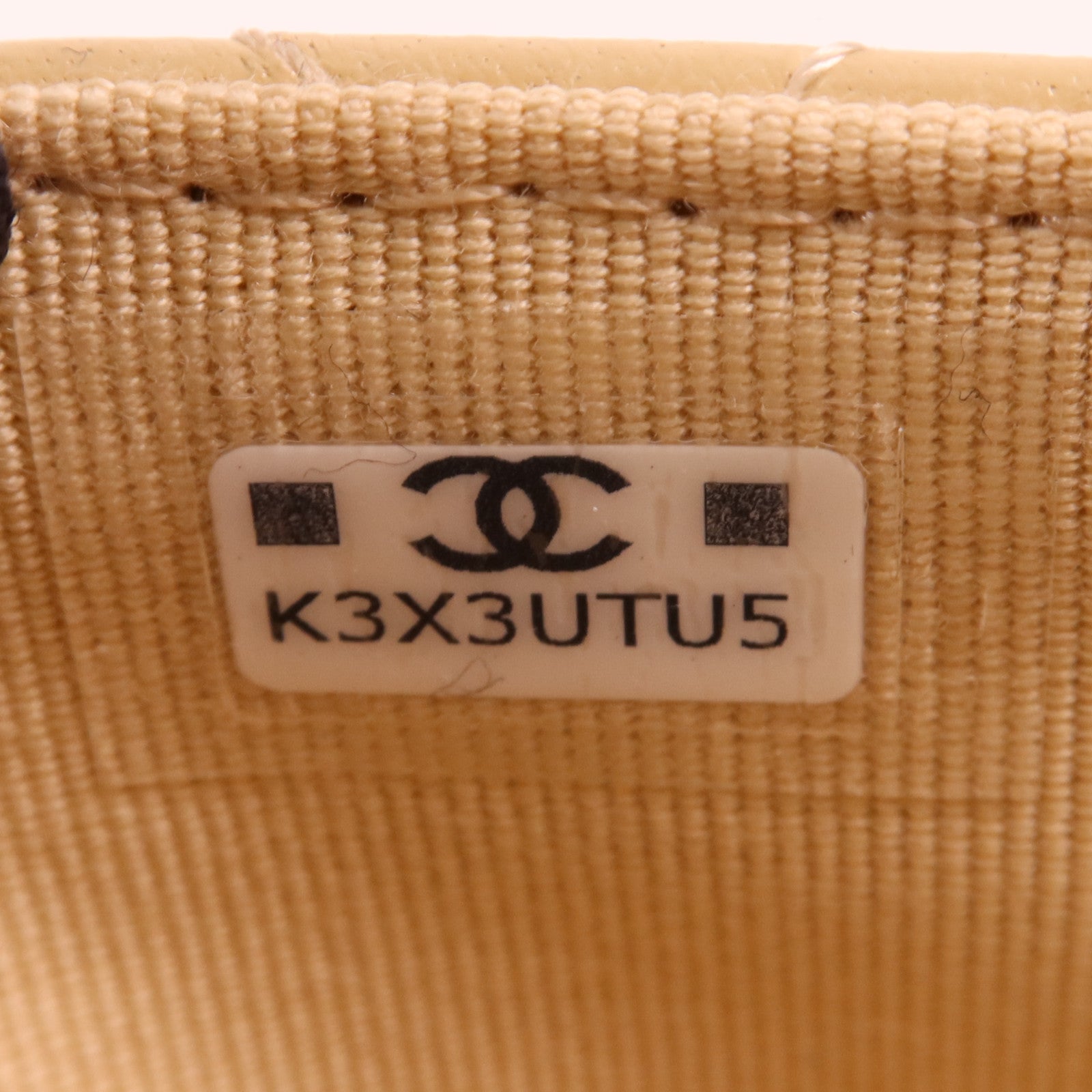 CHANEL 【激減優惠】羊皮皮革Card Case銀扣卡片套