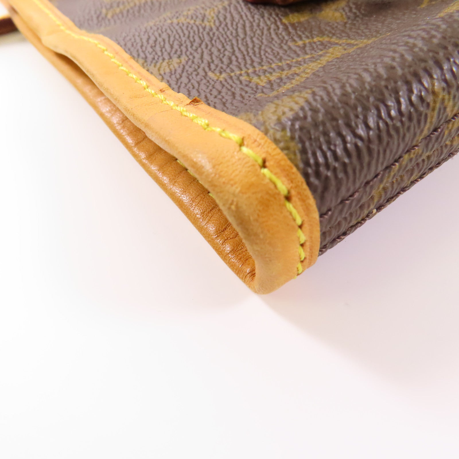 LOUIS VUITTON Monogram Neverfull MM金扣手挽袋