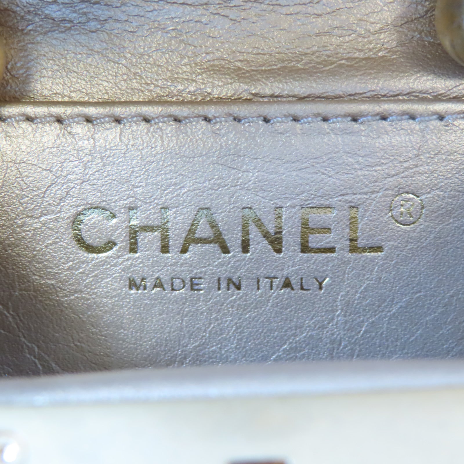 CHANEL CC GHW 2 Way Chain Shoulder Crossbody Handbag Calfskin Leather Black