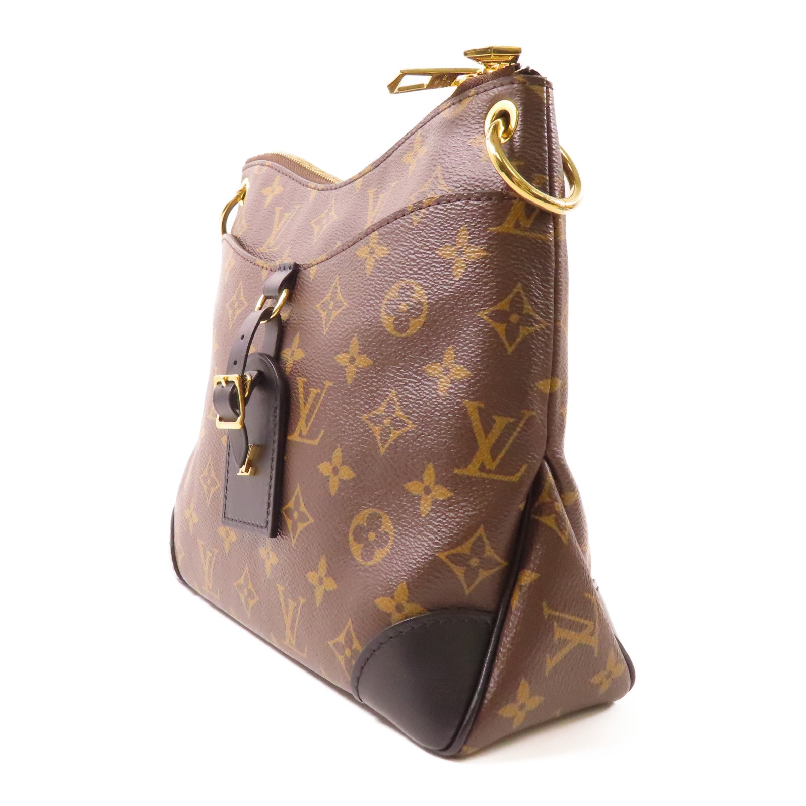LOUIS VUITTON Monogram Odeon PM金扣肩背袋