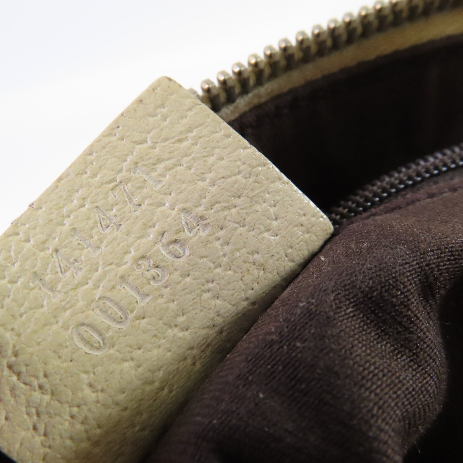 GUCCI GG帆布Shoulder Bag金扣肩背袋啡色/白色