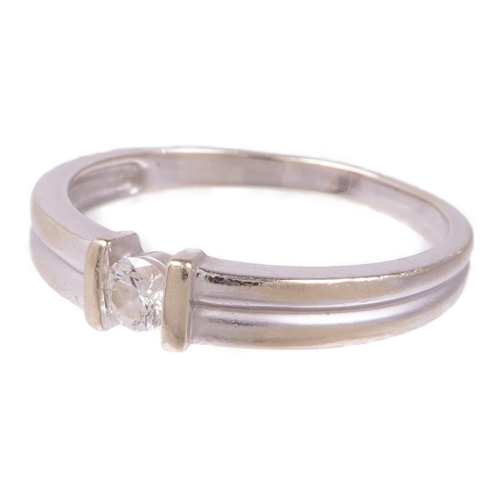 JEWELRY 18K白金Diamond Ring鑽石戒指US#7