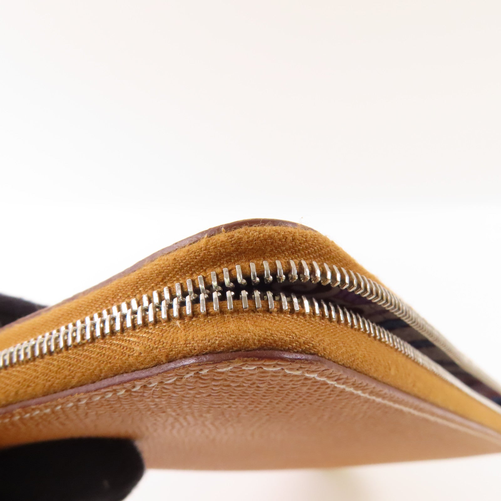 HERMES 【激減優惠】Epsom皮革Silk'In Long Wallet銀扣長錢包Gold