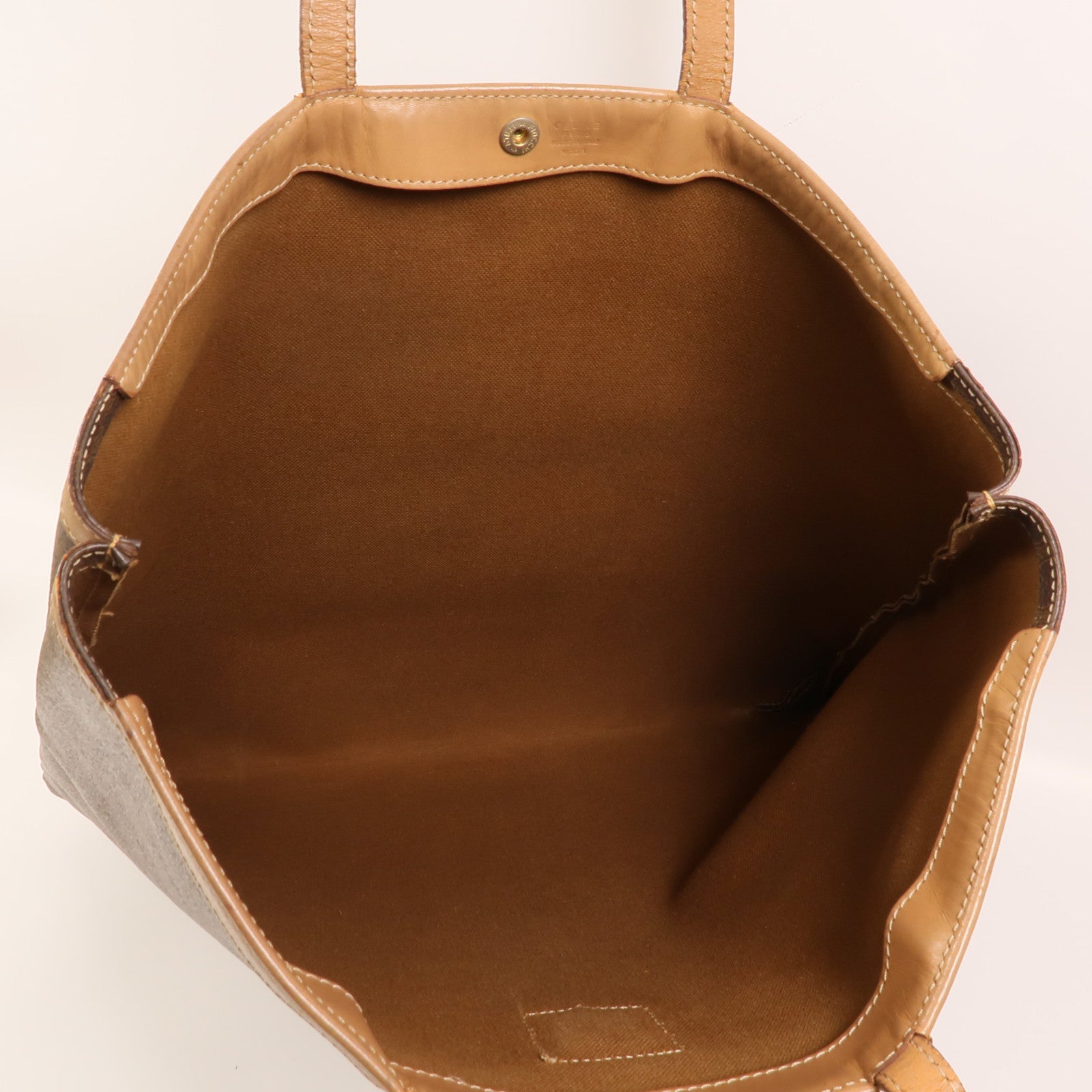 CELINE 塗層帆布Tote Bag金扣手挽袋