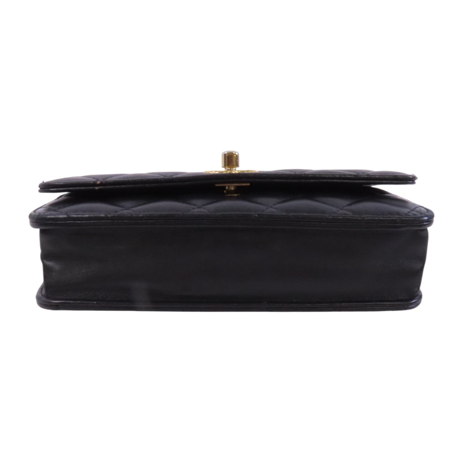 CHANEL 【激減優惠】羊皮皮革WOC Wallet On Chain金扣鏈帶肩背袋