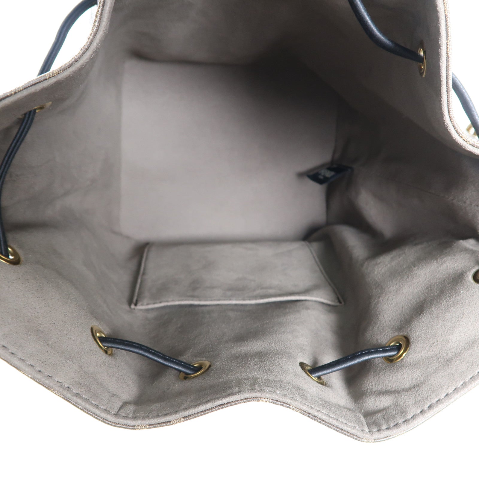 FENDI 塗層帆布MON TRESOR金扣肩背袋