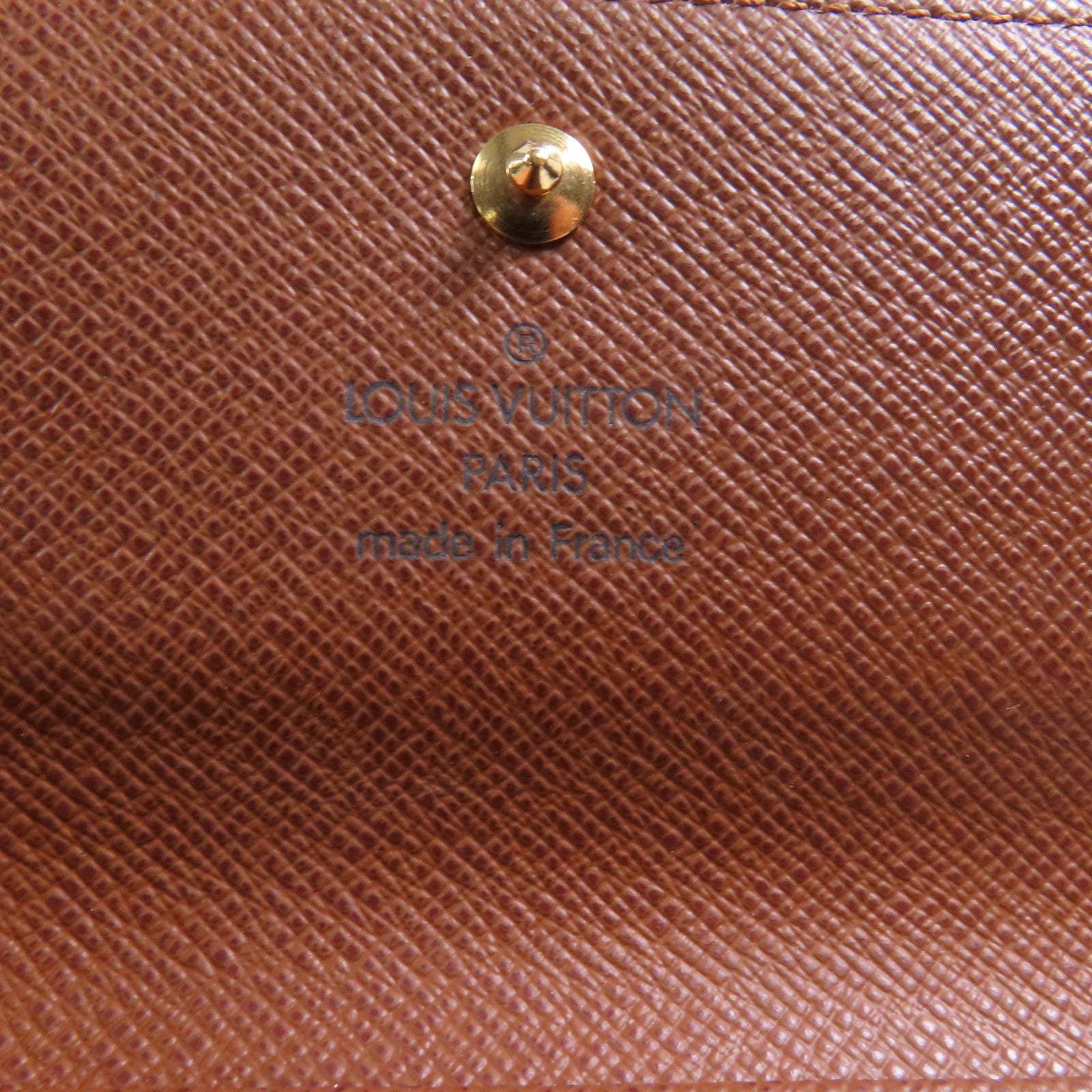 LOUIS VUITTON Monogram Portefeuille Elise Wallet金扣錢包