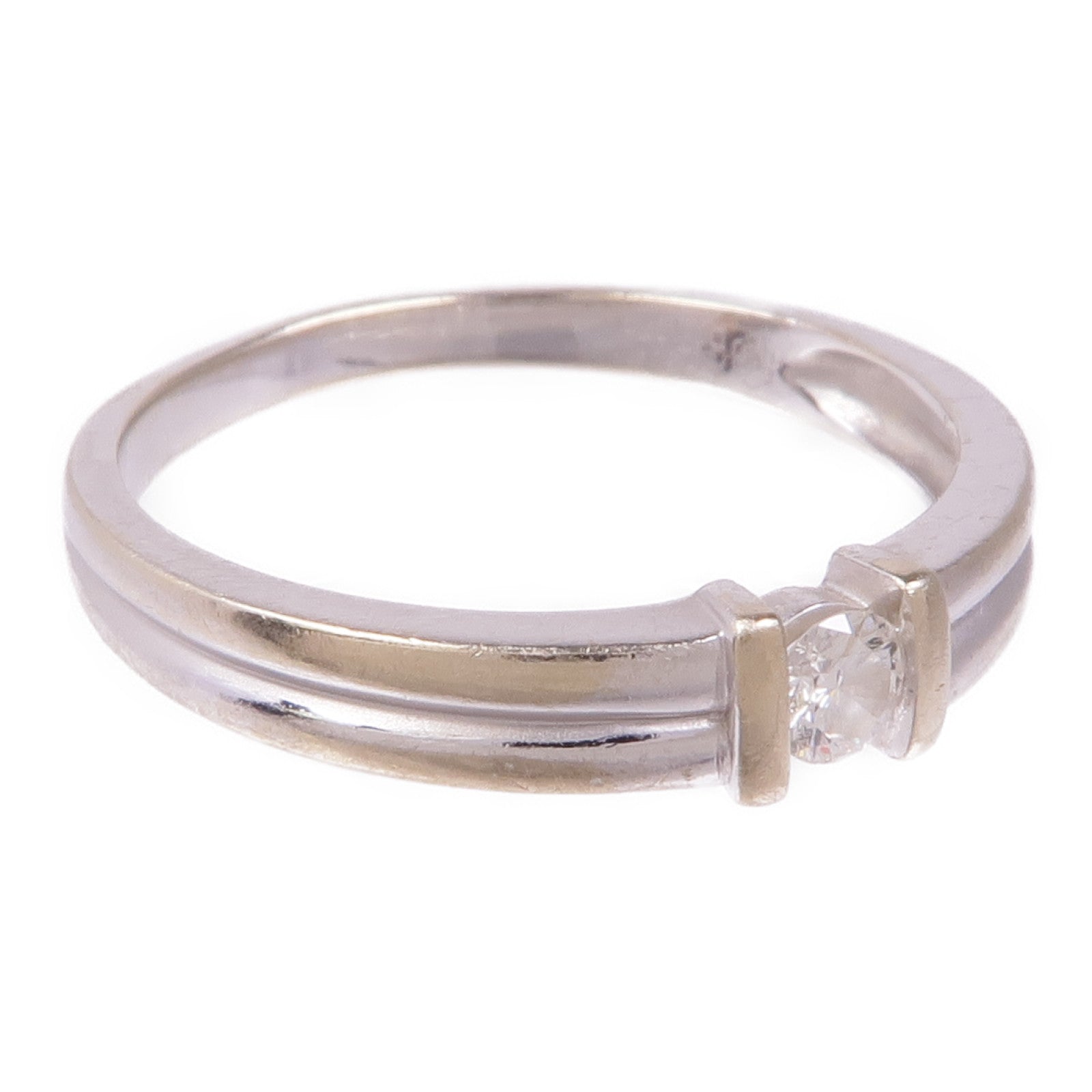 JEWELRY 18K白金Diamond Ring鑽石戒指US#7