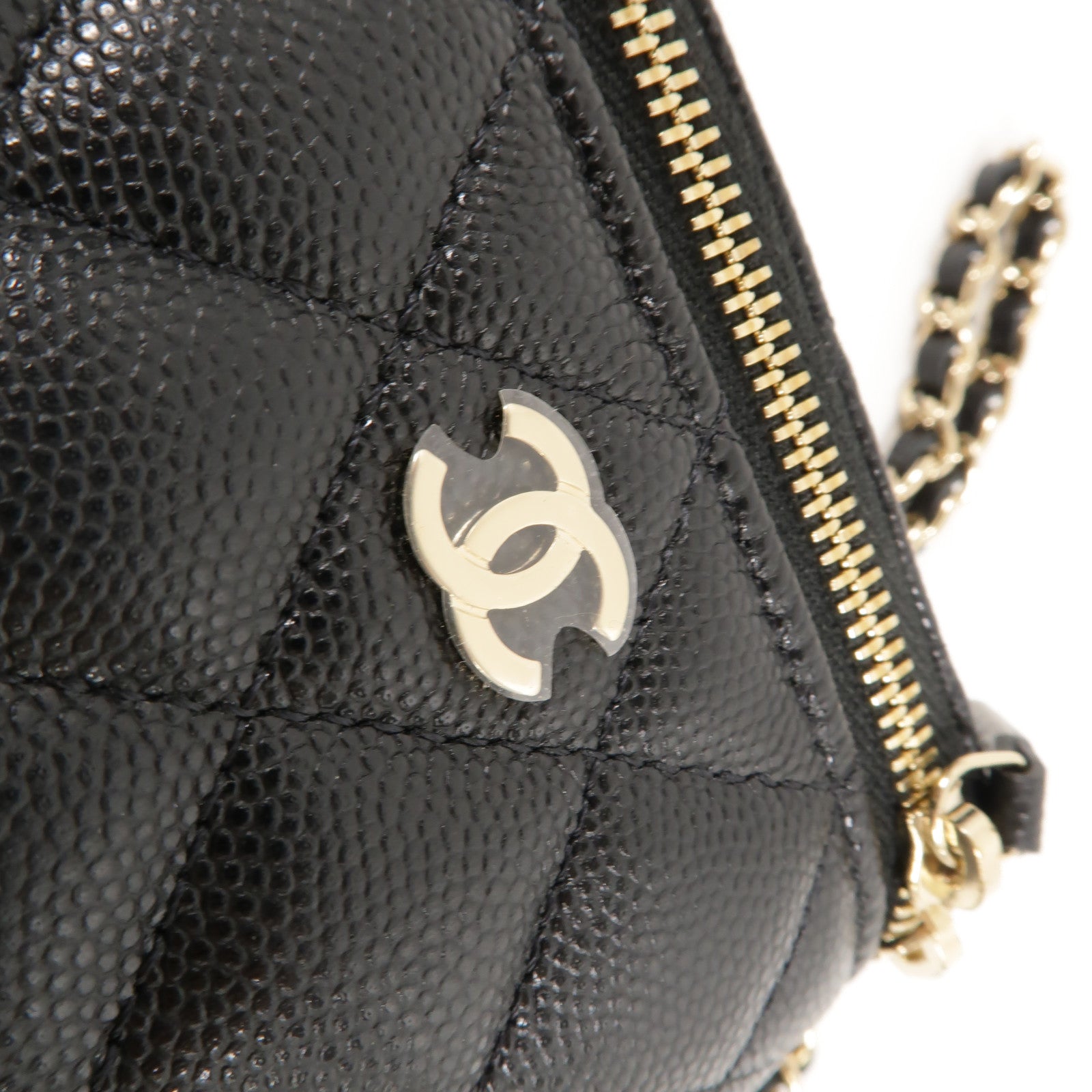 CHANEL 牛皮皮革Vertical Vanity肩背袋